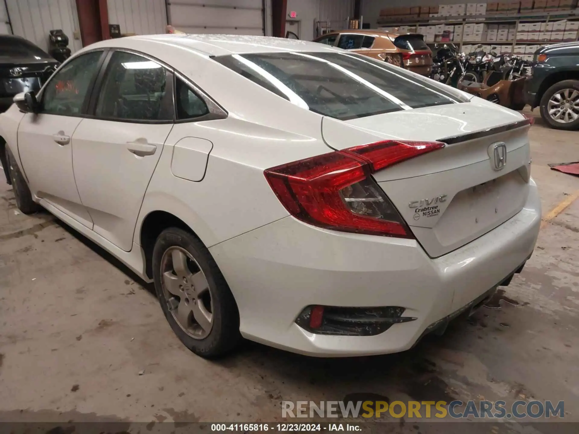 3 Photograph of a damaged car 2HGFC2F83LH530202 HONDA CIVIC 2020
