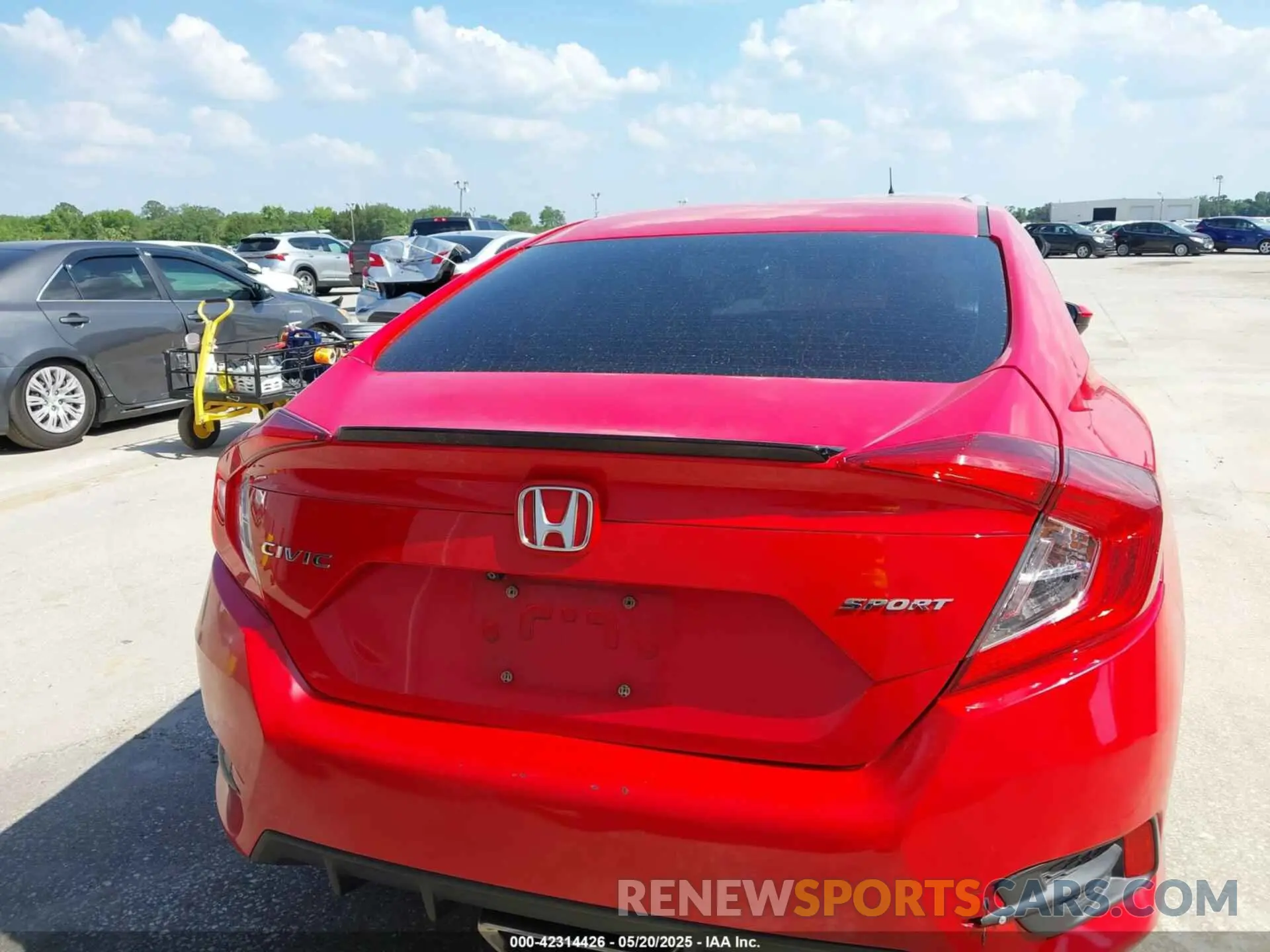 16 Photograph of a damaged car 2HGFC2F83LH545556 HONDA CIVIC 2020
