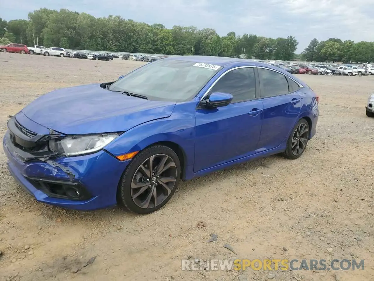 1 Photograph of a damaged car 2HGFC2F83LH548862 HONDA CIVIC 2020