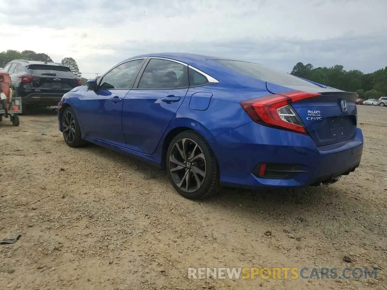 2 Photograph of a damaged car 2HGFC2F83LH548862 HONDA CIVIC 2020