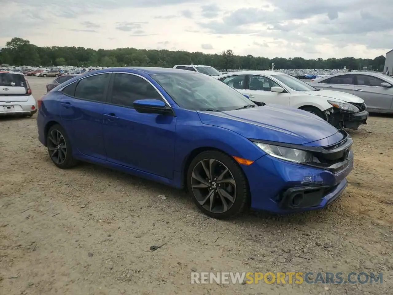 4 Photograph of a damaged car 2HGFC2F83LH548862 HONDA CIVIC 2020
