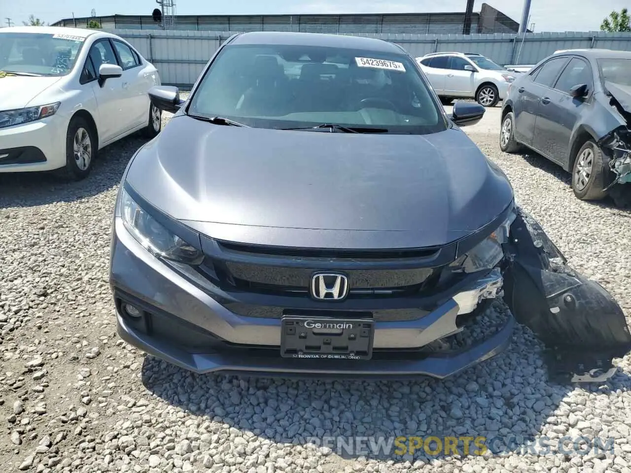 5 Photograph of a damaged car 2HGFC2F83LH549252 HONDA CIVIC 2020