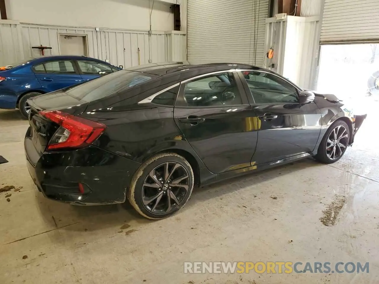 3 Photograph of a damaged car 2HGFC2F83LH557058 HONDA CIVIC 2020