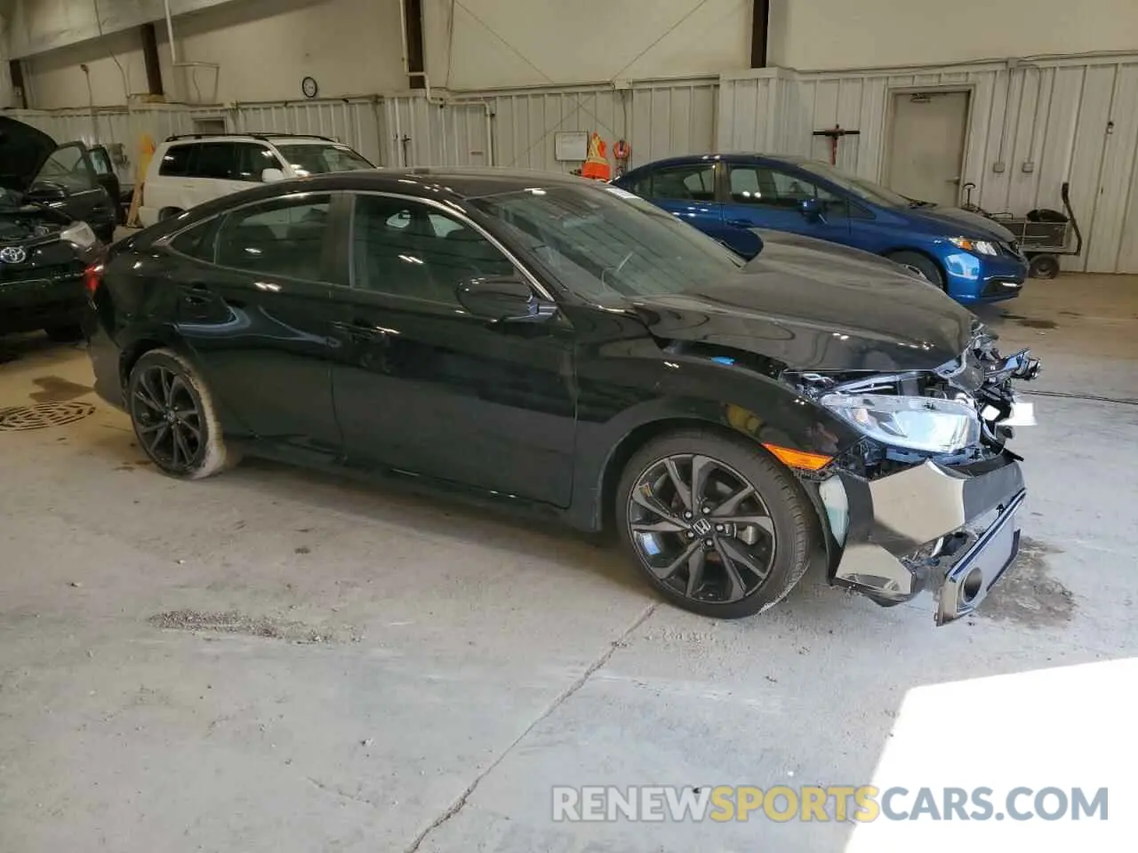 4 Photograph of a damaged car 2HGFC2F83LH557058 HONDA CIVIC 2020