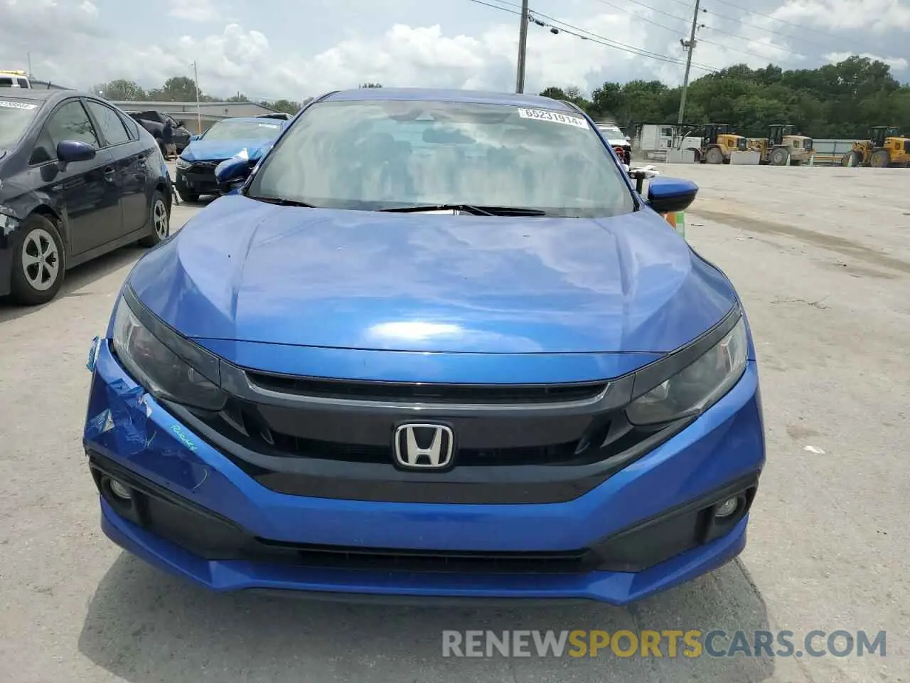 5 Photograph of a damaged car 2HGFC2F83LH561143 HONDA CIVIC 2020