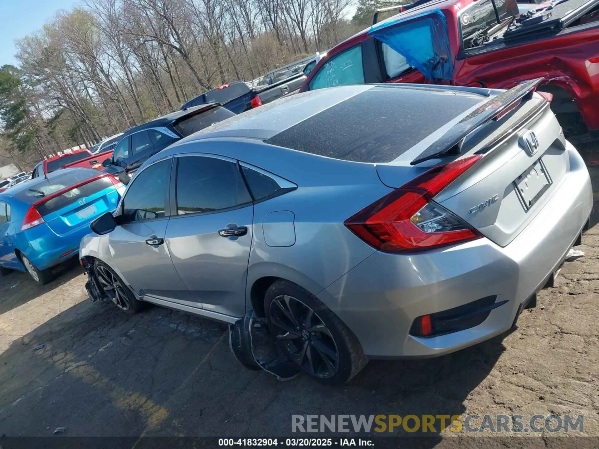 14 Фотография поврежденного автомобиля 2HGFC2F83LH584955 HONDA CIVIC 2020