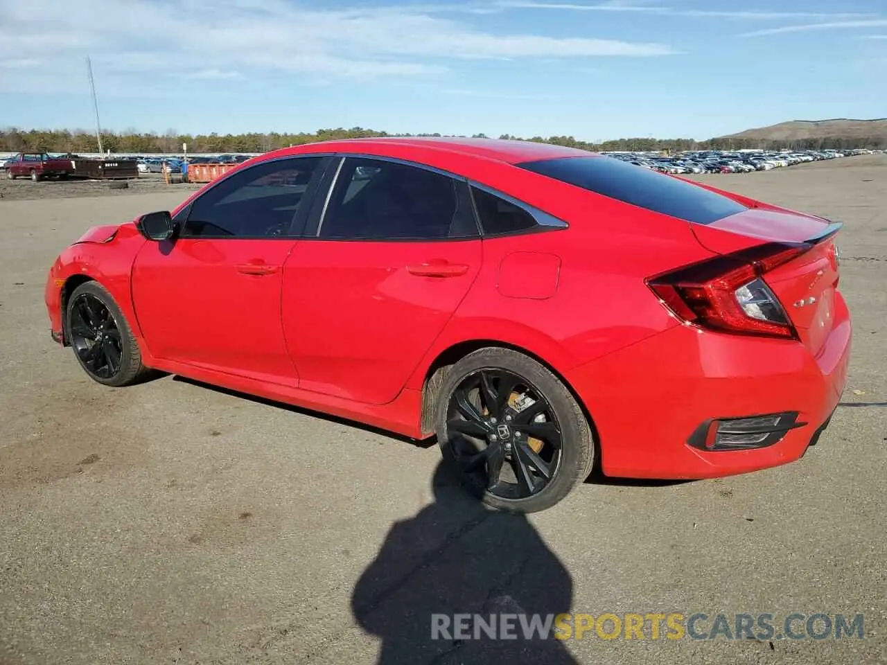 2 Photograph of a damaged car 2HGFC2F83LH596488 HONDA CIVIC 2020