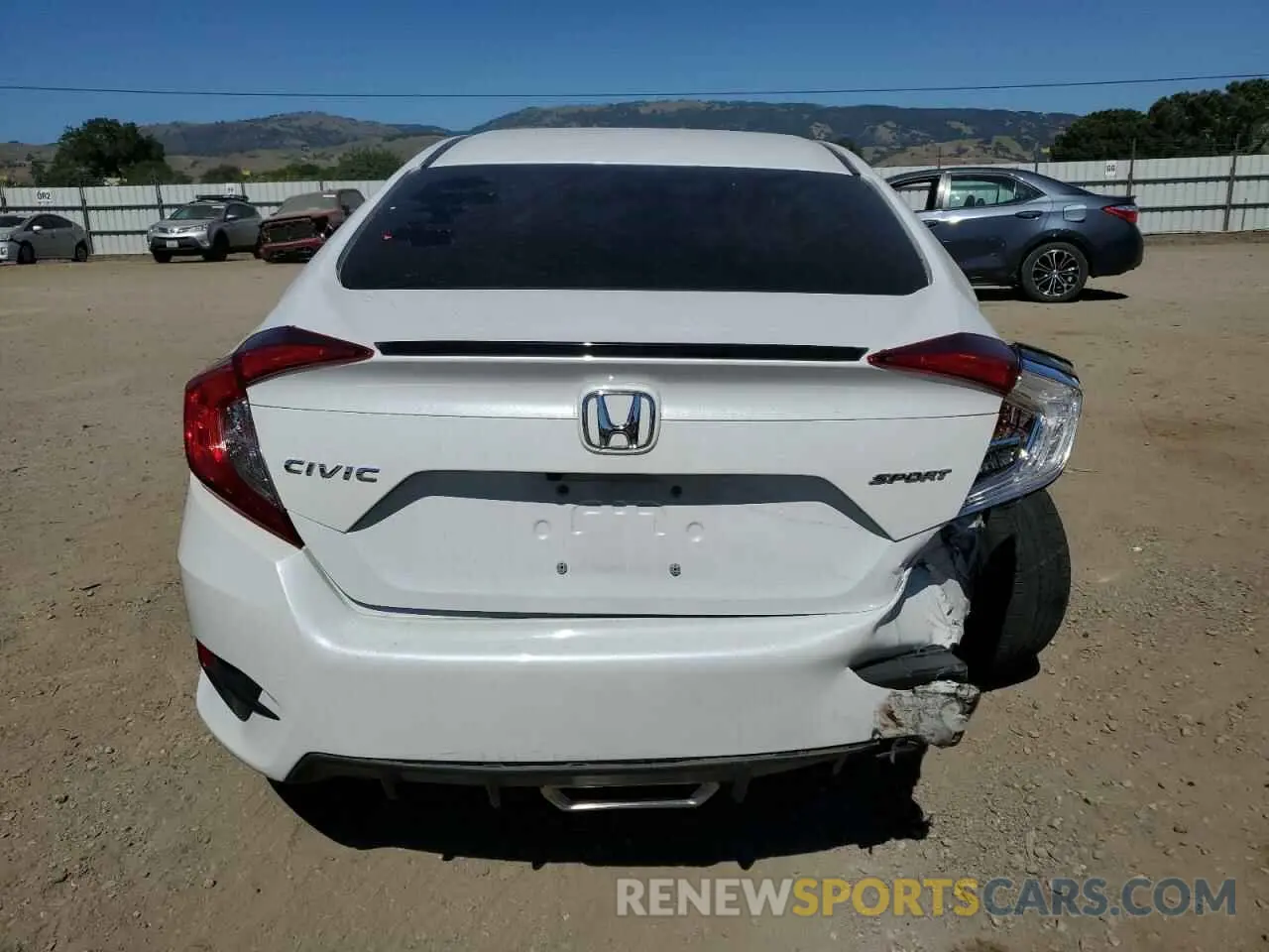 6 Фотография поврежденного автомобиля 2HGFC2F84LH567775 HONDA CIVIC 2020
