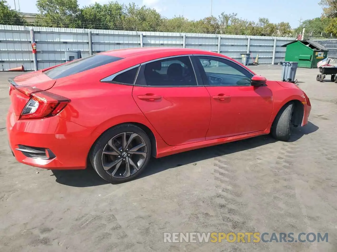 3 Photograph of a damaged car 2HGFC2F84LH572765 HONDA CIVIC 2020