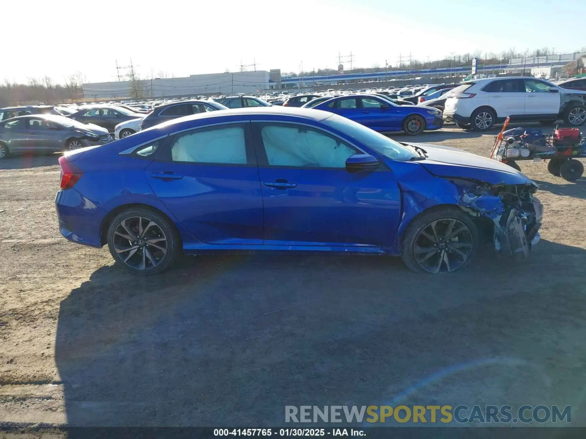 13 Photograph of a damaged car 2HGFC2F85LH501686 HONDA CIVIC 2020
