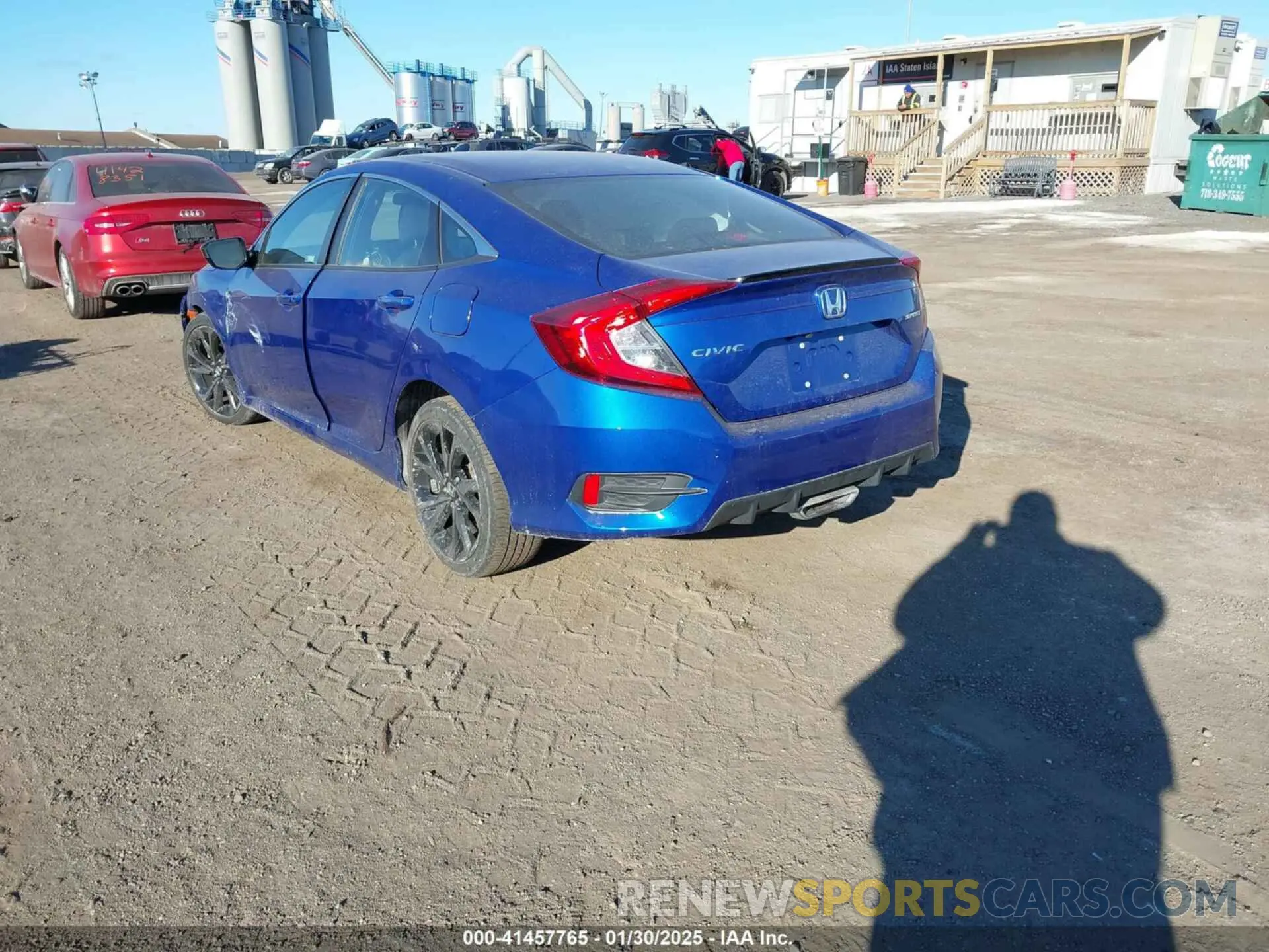 3 Photograph of a damaged car 2HGFC2F85LH501686 HONDA CIVIC 2020