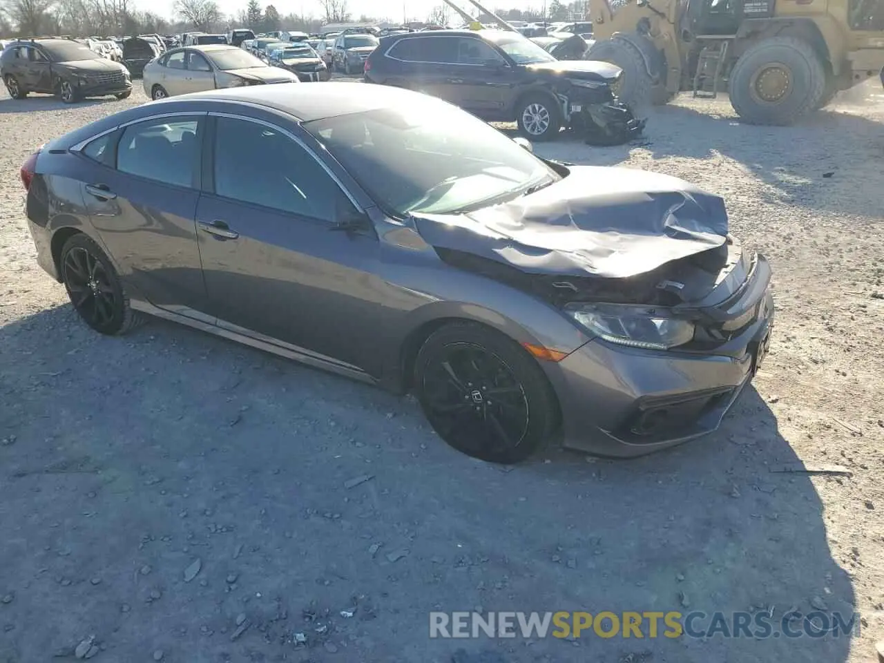 4 Фотография поврежденного автомобиля 2HGFC2F85LH504104 HONDA CIVIC 2020