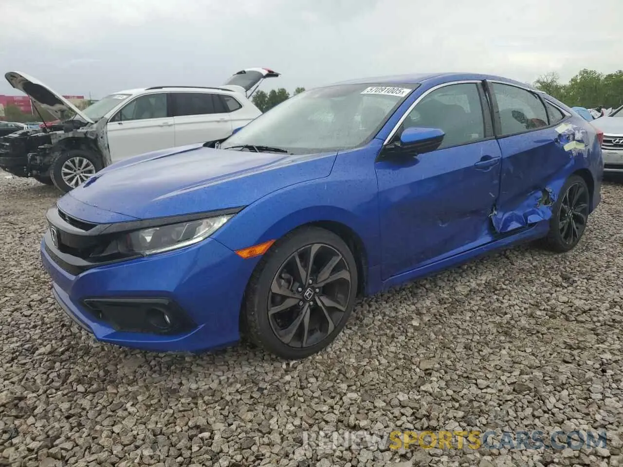 1 Photograph of a damaged car 2HGFC2F85LH515152 HONDA CIVIC 2020