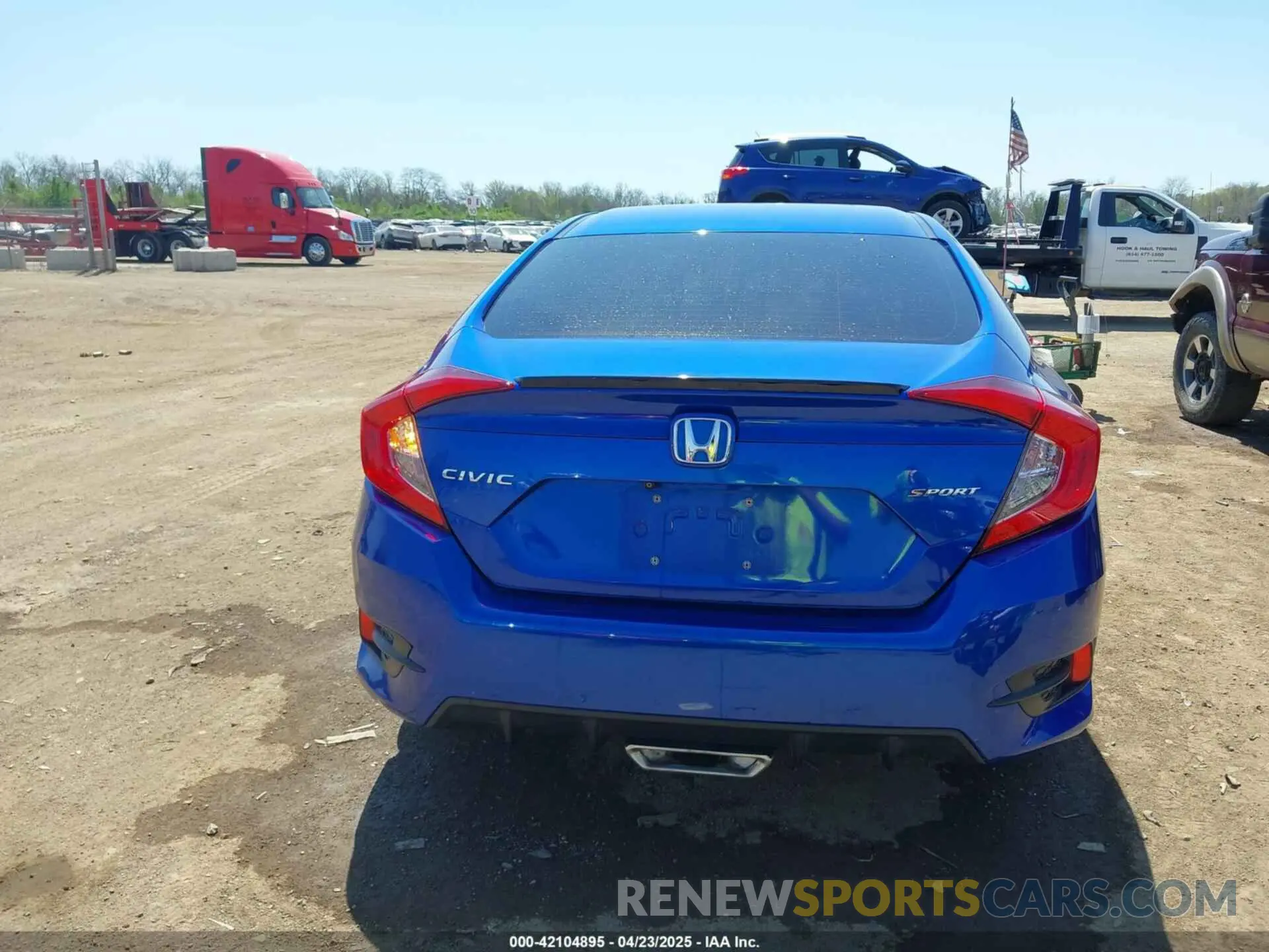 16 Photograph of a damaged car 2HGFC2F85LH539080 HONDA CIVIC 2020