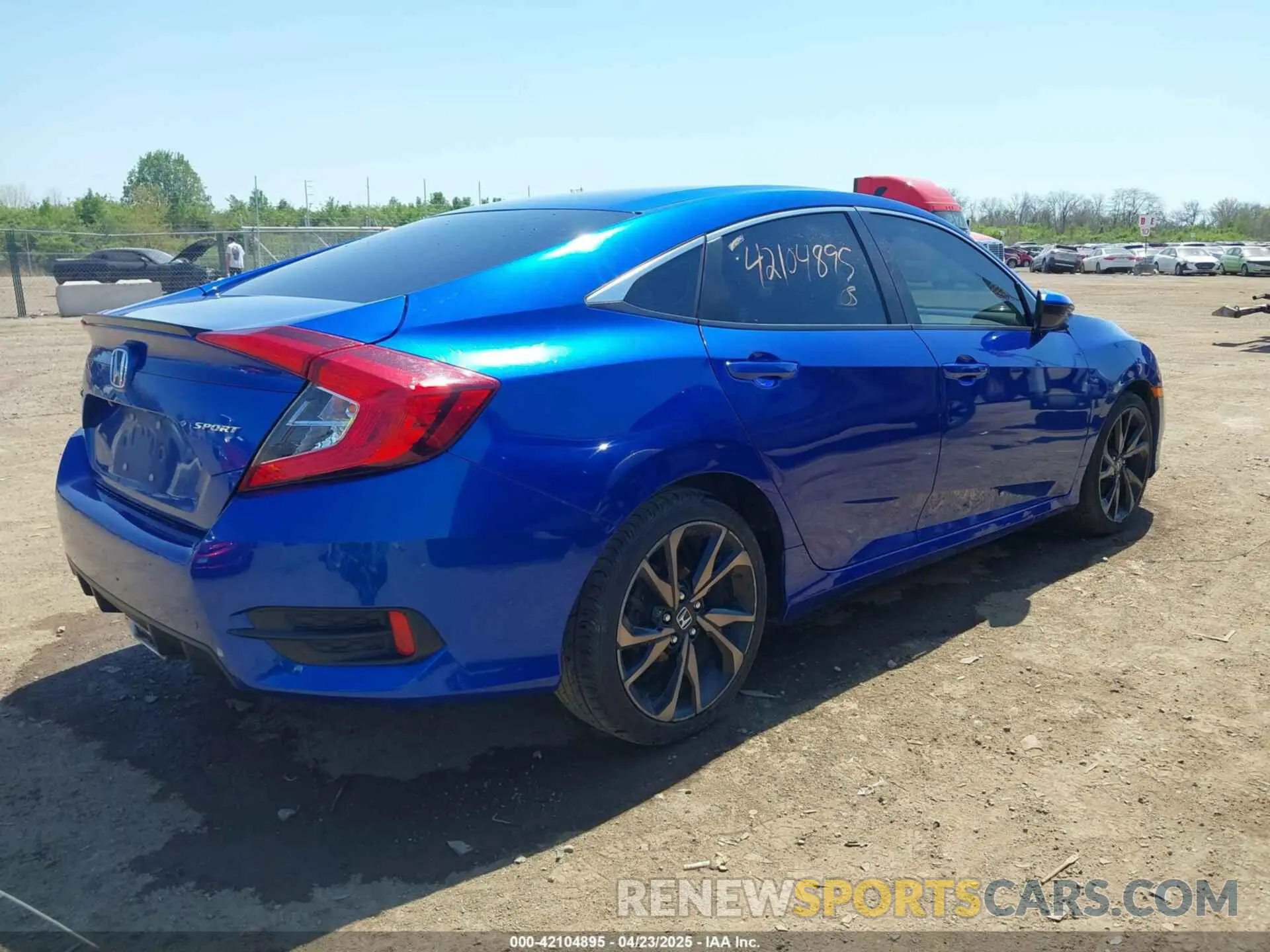 4 Photograph of a damaged car 2HGFC2F85LH539080 HONDA CIVIC 2020