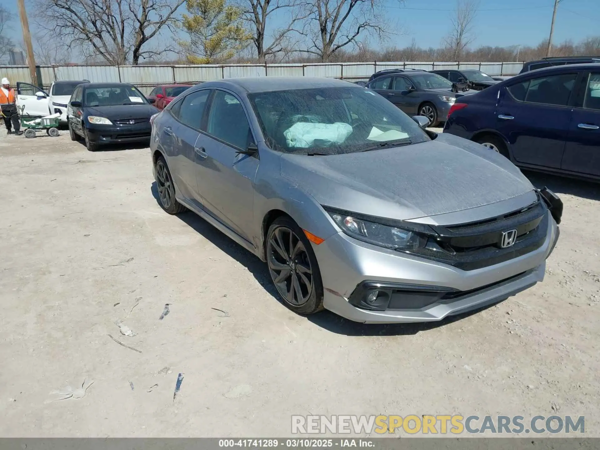 1 Photograph of a damaged car 2HGFC2F85LH559264 HONDA CIVIC 2020