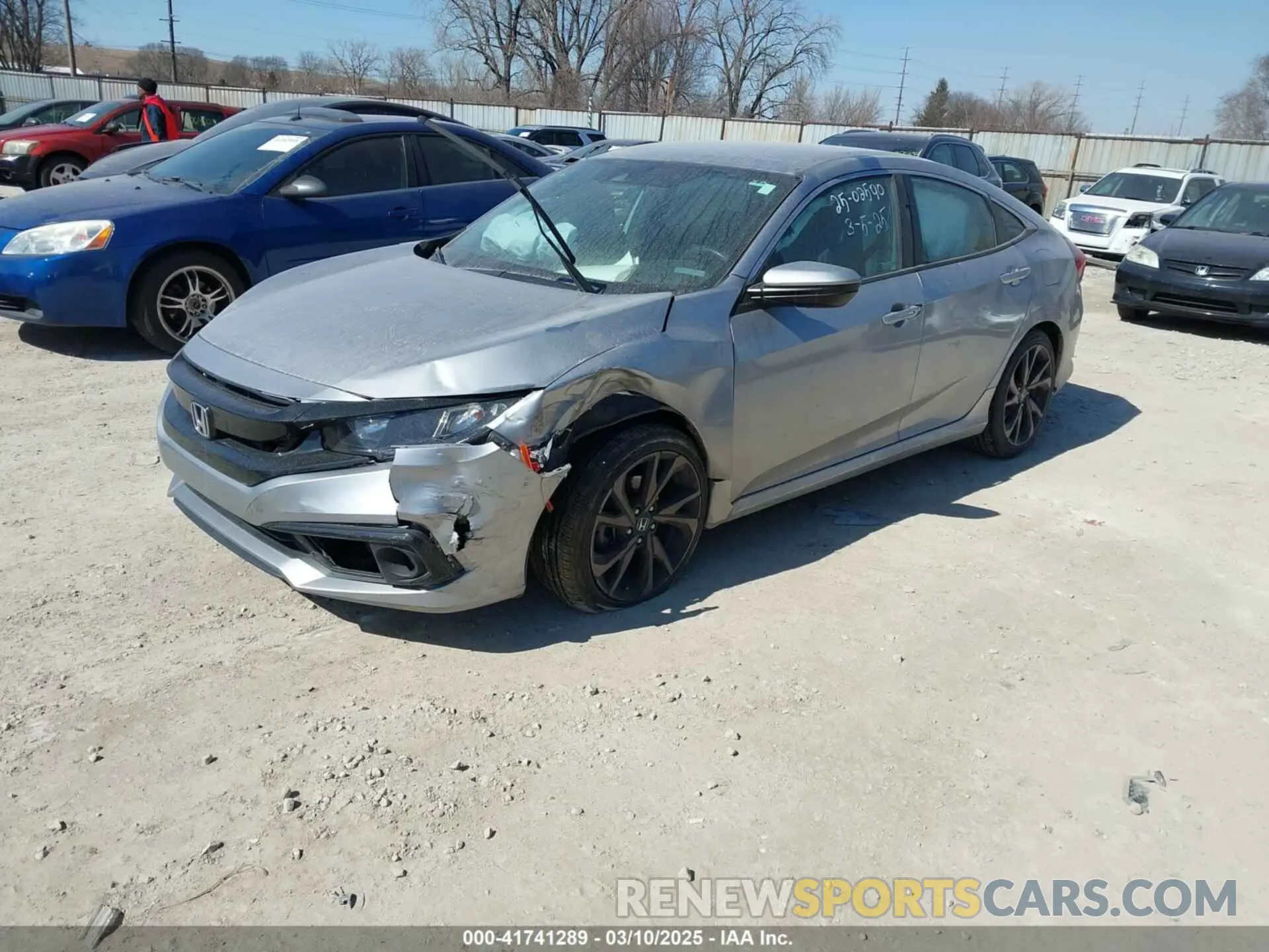 2 Photograph of a damaged car 2HGFC2F85LH559264 HONDA CIVIC 2020
