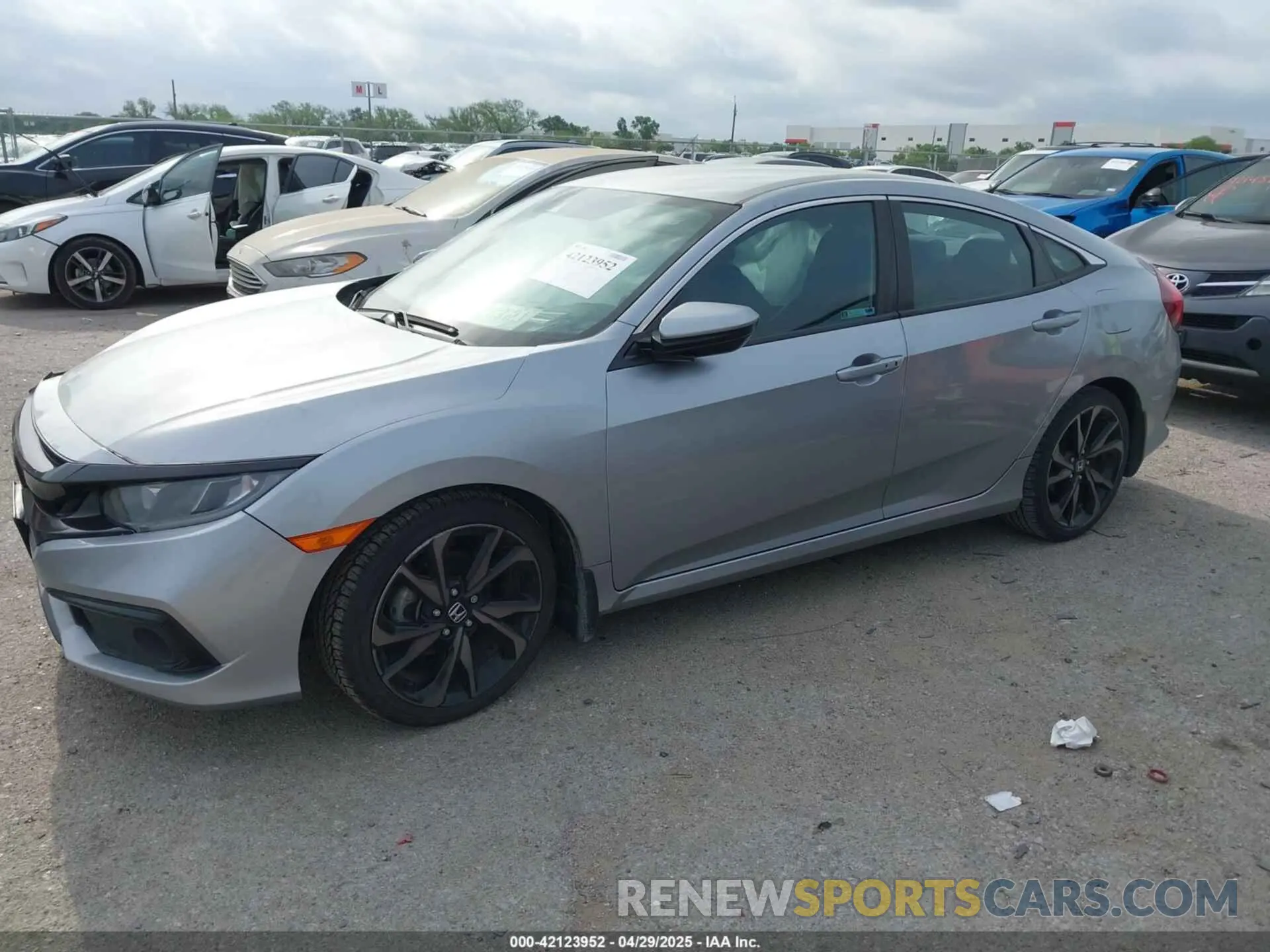 2 Photograph of a damaged car 2HGFC2F85LH565288 HONDA CIVIC 2020