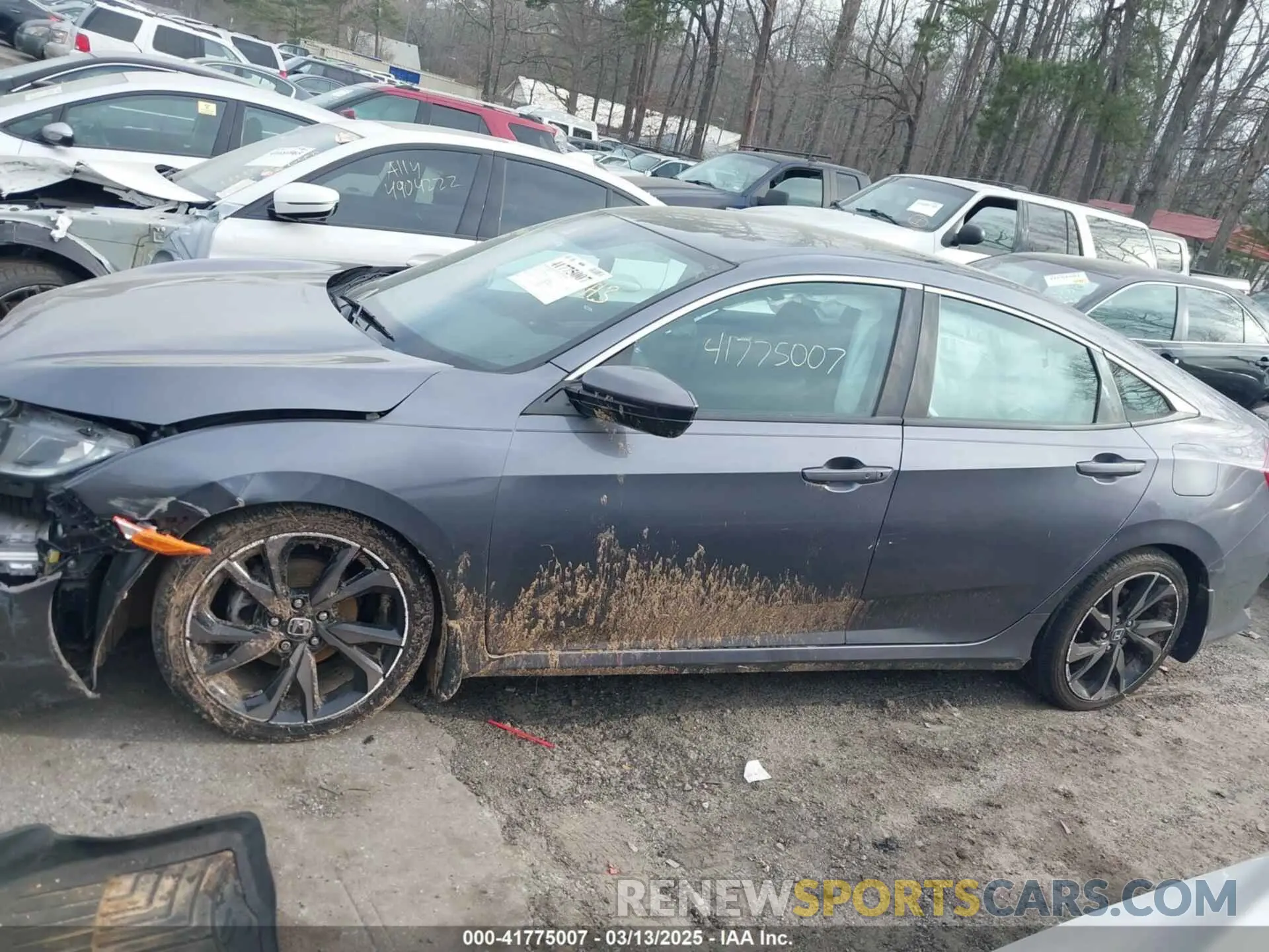 14 Photograph of a damaged car 2HGFC2F85LH568613 HONDA CIVIC 2020