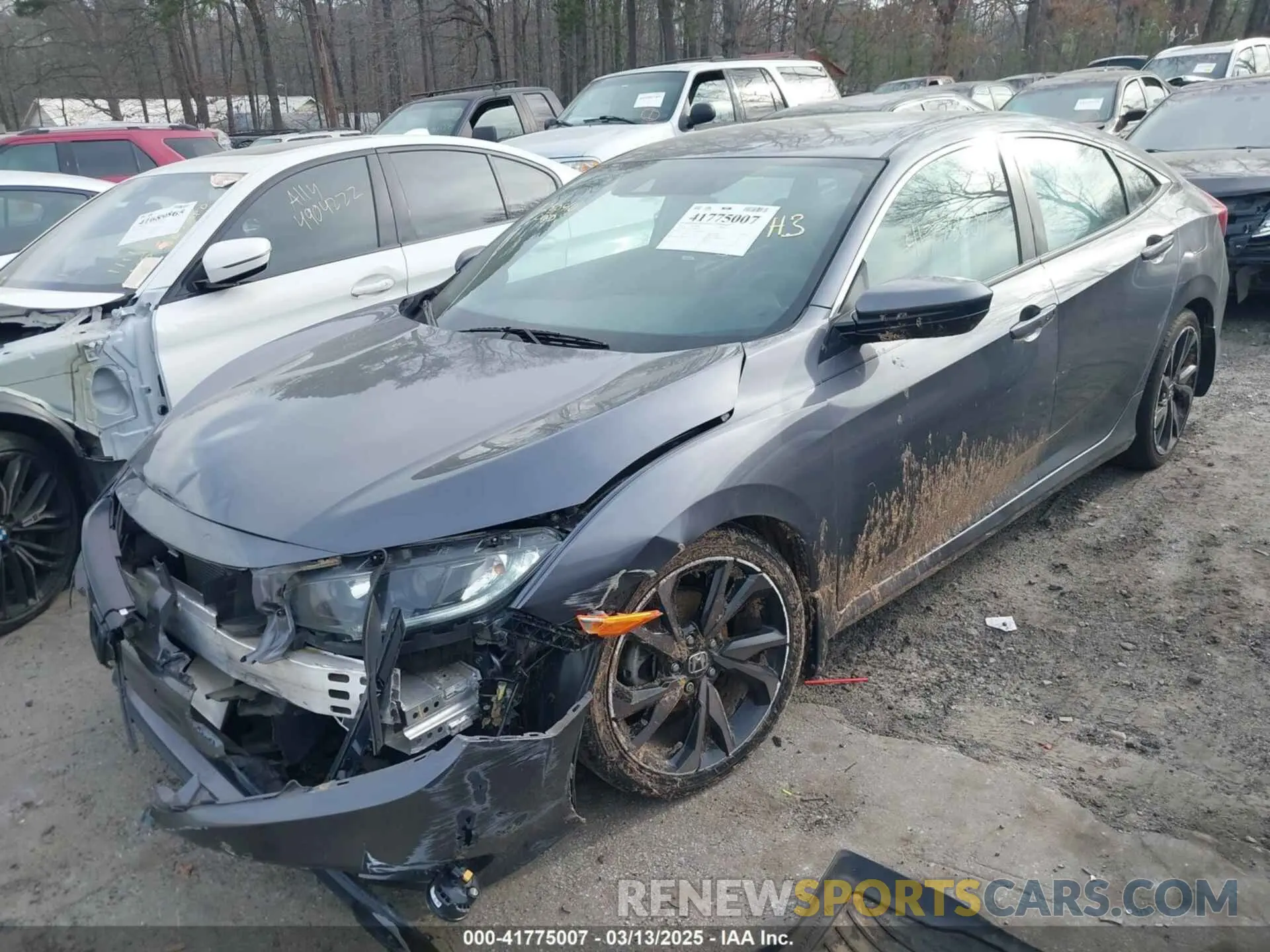 2 Photograph of a damaged car 2HGFC2F85LH568613 HONDA CIVIC 2020