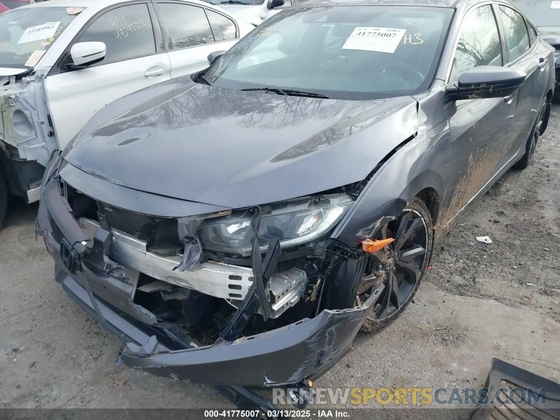 6 Photograph of a damaged car 2HGFC2F85LH568613 HONDA CIVIC 2020