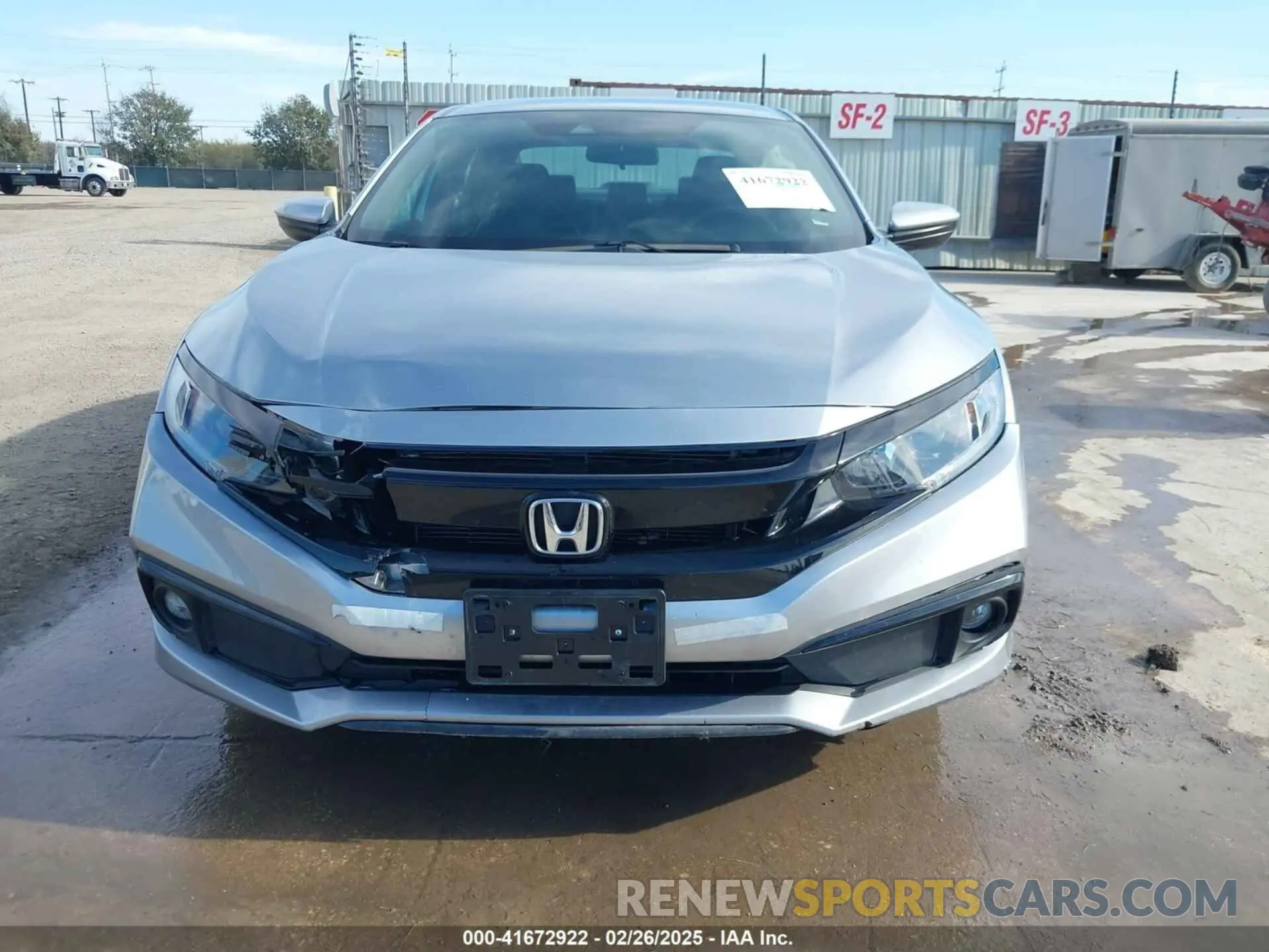 12 Photograph of a damaged car 2HGFC2F85LH585041 HONDA CIVIC 2020