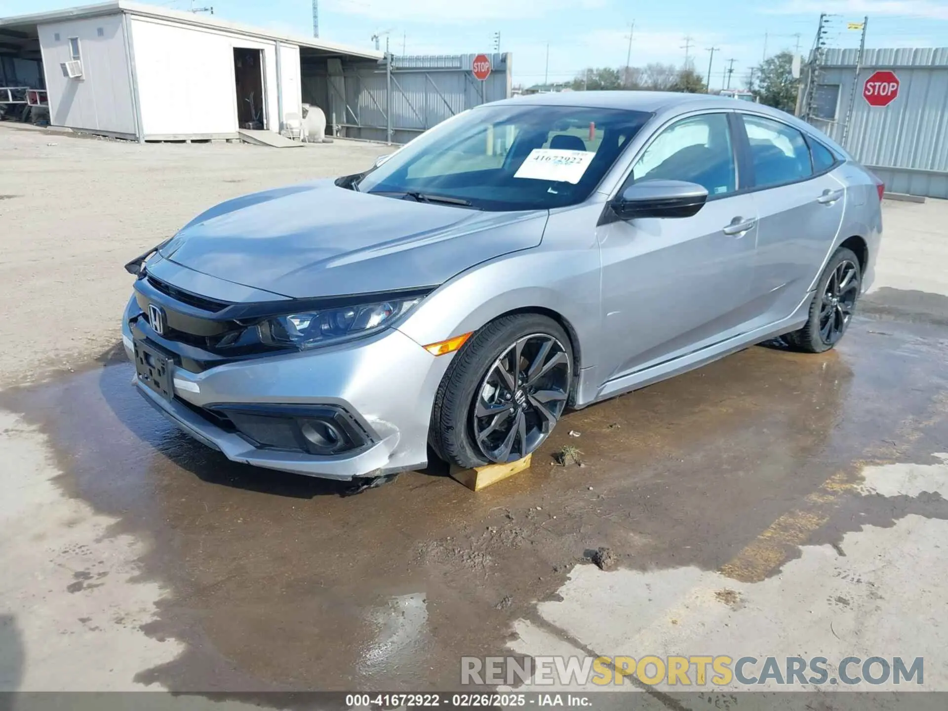 2 Photograph of a damaged car 2HGFC2F85LH585041 HONDA CIVIC 2020