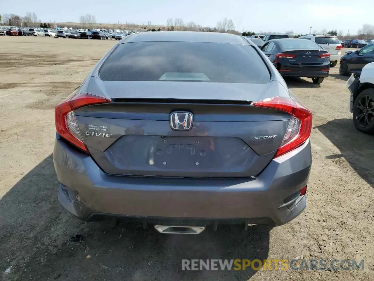 6 Photograph of a damaged car 2HGFC2F86LH022130 HONDA CIVIC 2020
