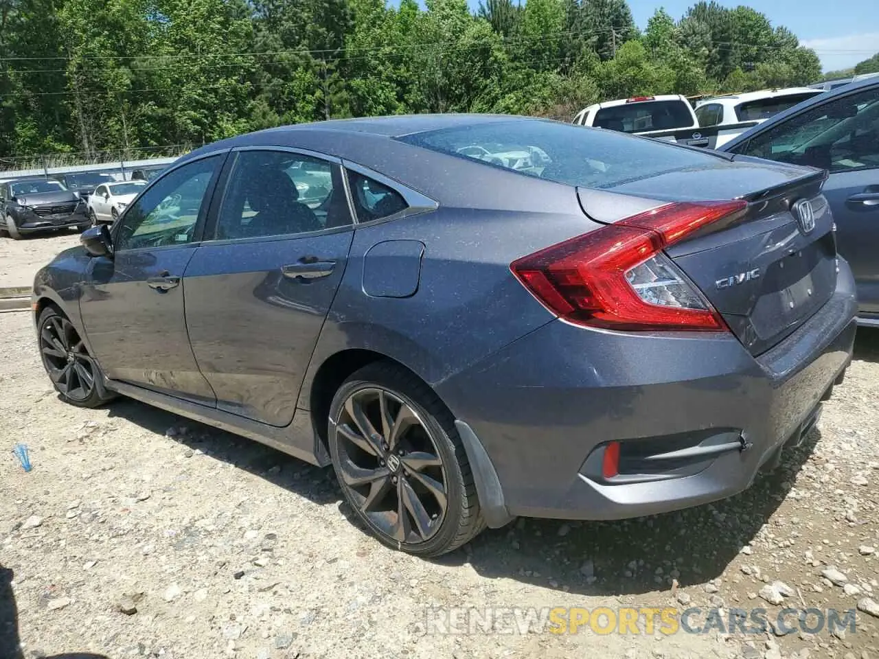 2 Photograph of a damaged car 2HGFC2F87LH581864 HONDA CIVIC 2020