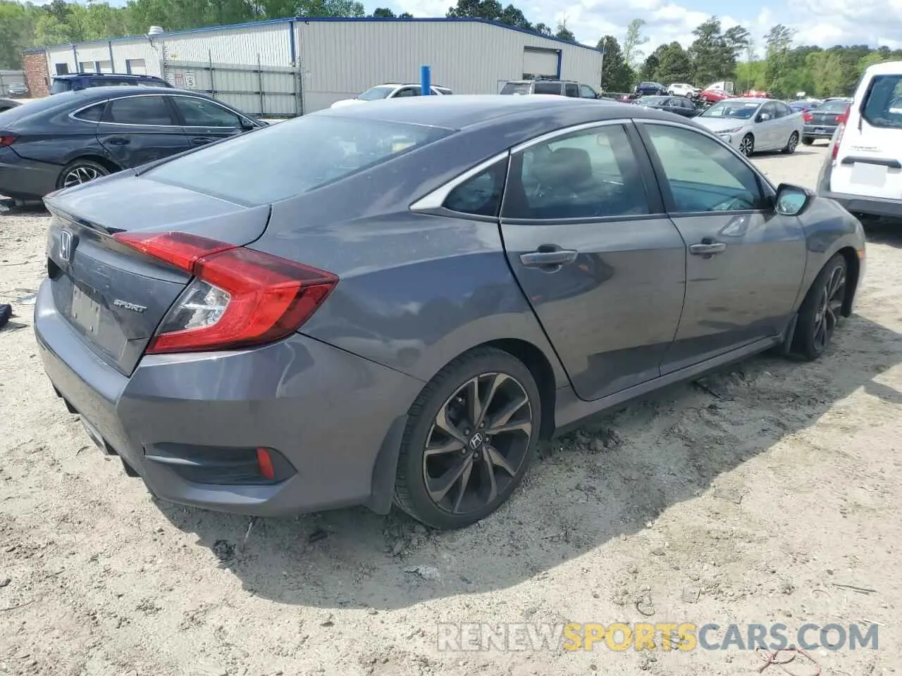 3 Photograph of a damaged car 2HGFC2F87LH581864 HONDA CIVIC 2020