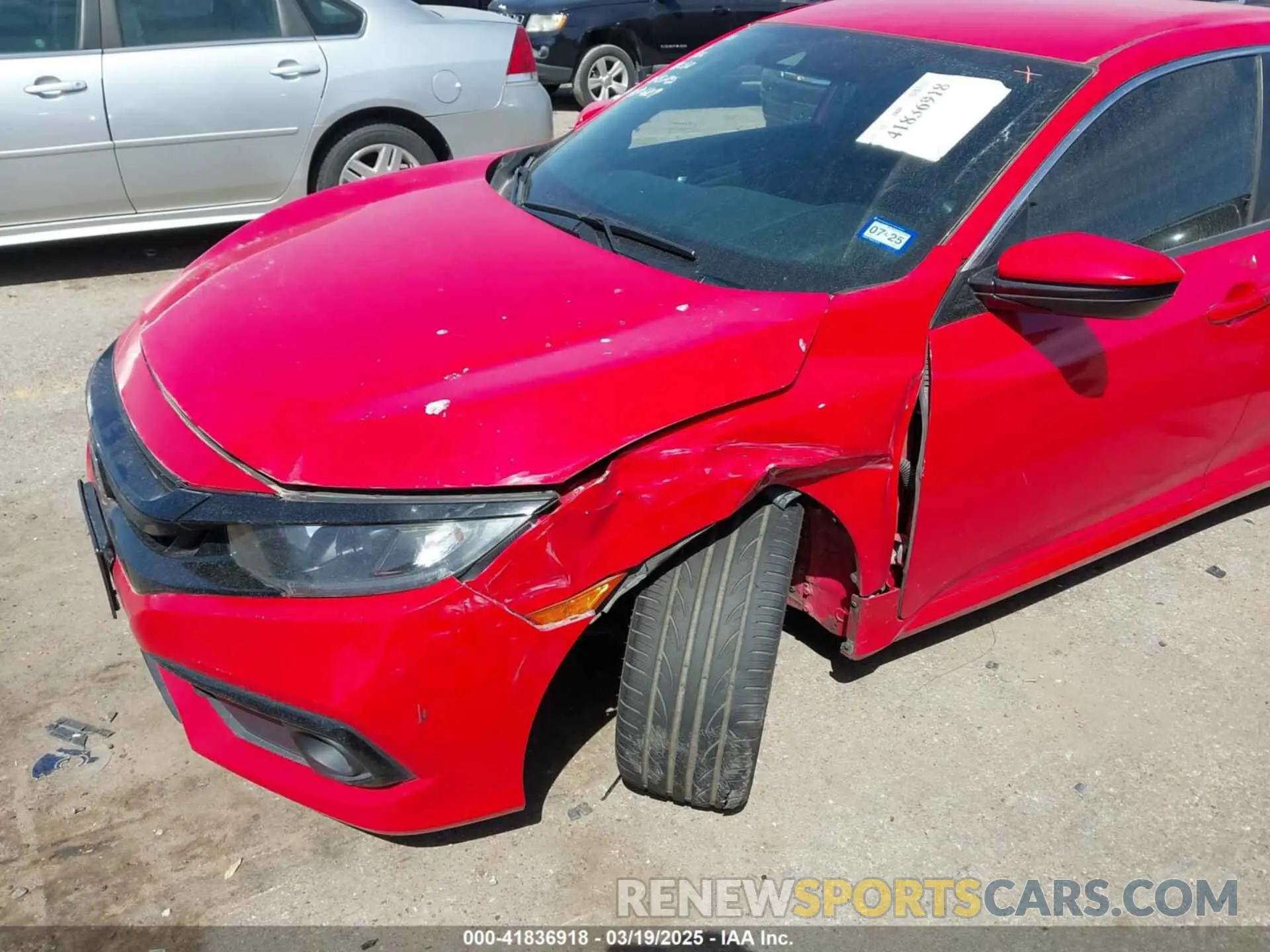 6 Photograph of a damaged car 2HGFC2F87LH586109 HONDA CIVIC 2020