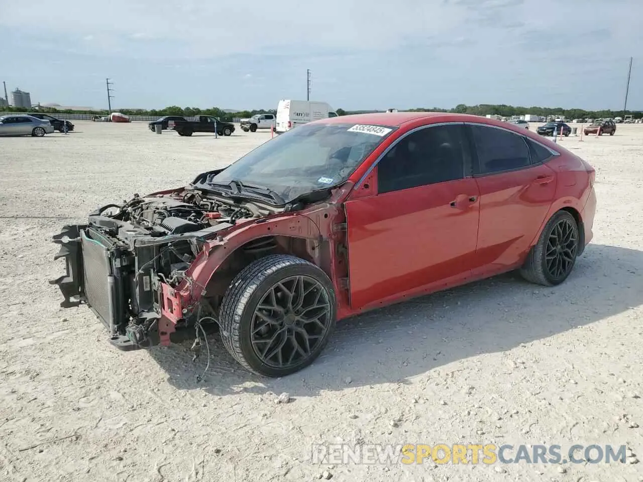 1 Photograph of a damaged car 2HGFC2F87LH589818 HONDA CIVIC 2020