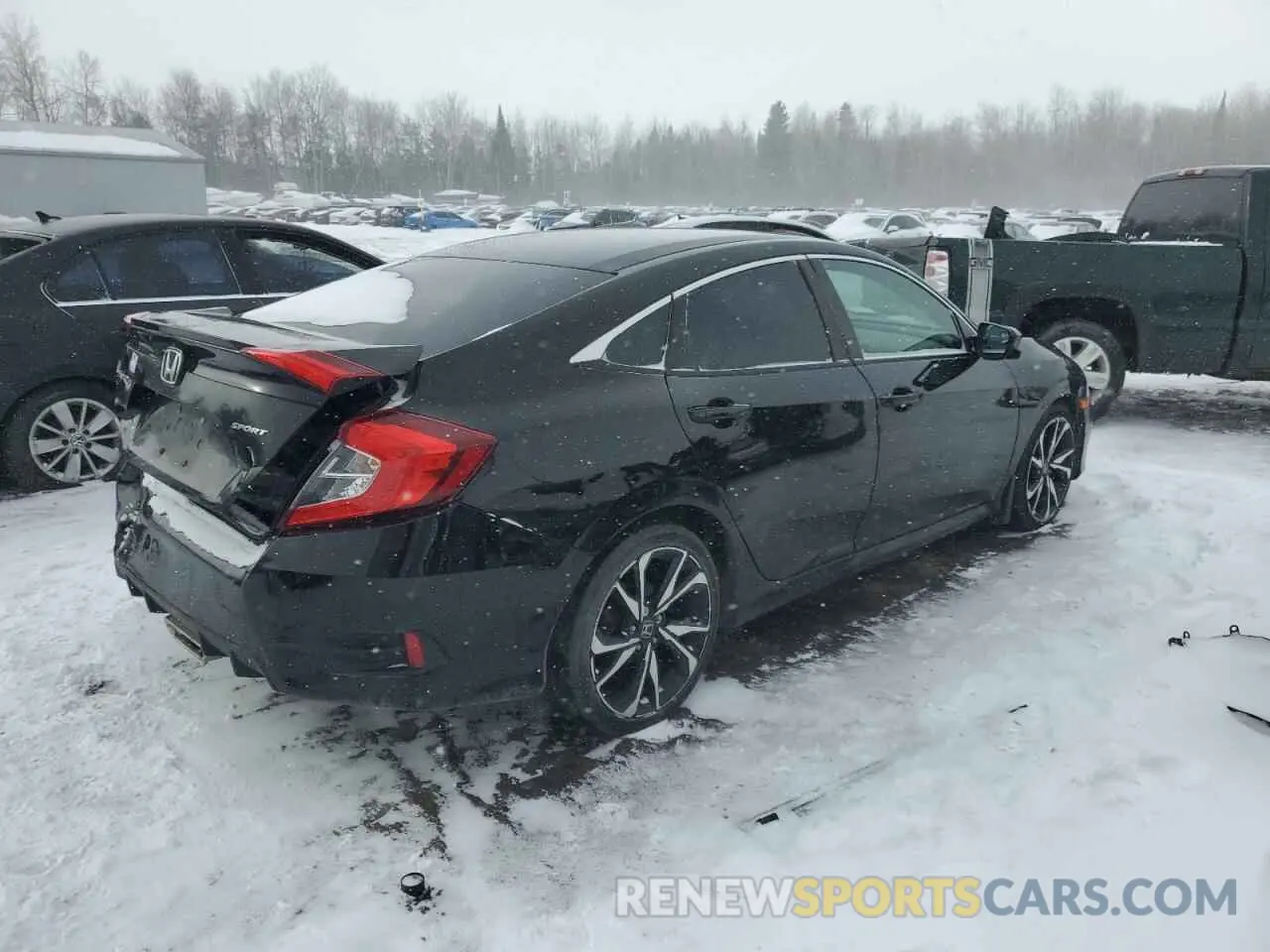 3 Photograph of a damaged car 2HGFC2F88LH005801 HONDA CIVIC 2020