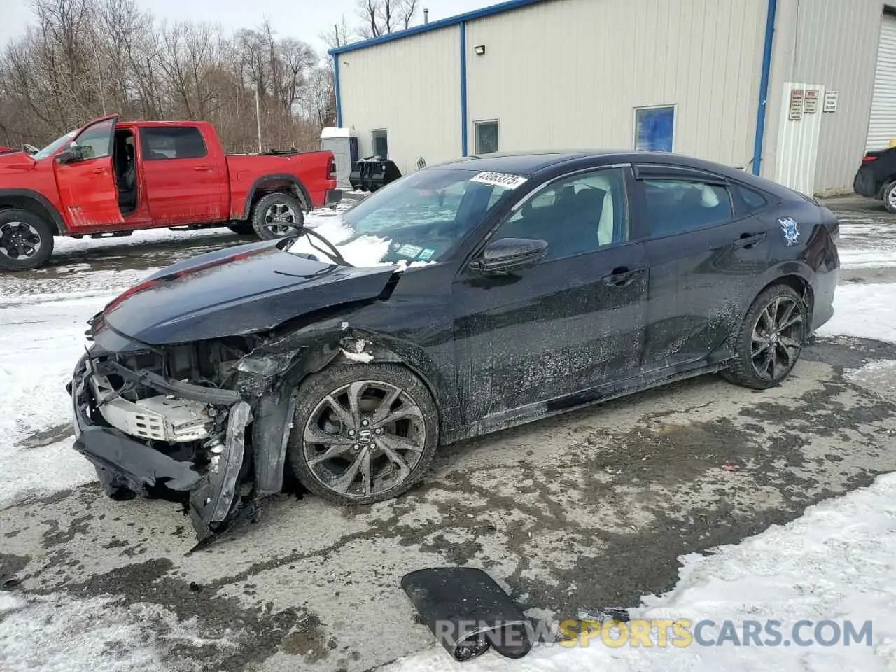 1 Photograph of a damaged car 2HGFC2F88LH530566 HONDA CIVIC 2020