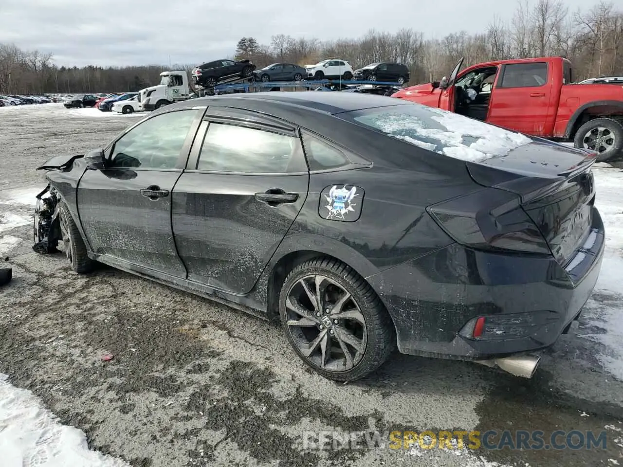 2 Photograph of a damaged car 2HGFC2F88LH530566 HONDA CIVIC 2020