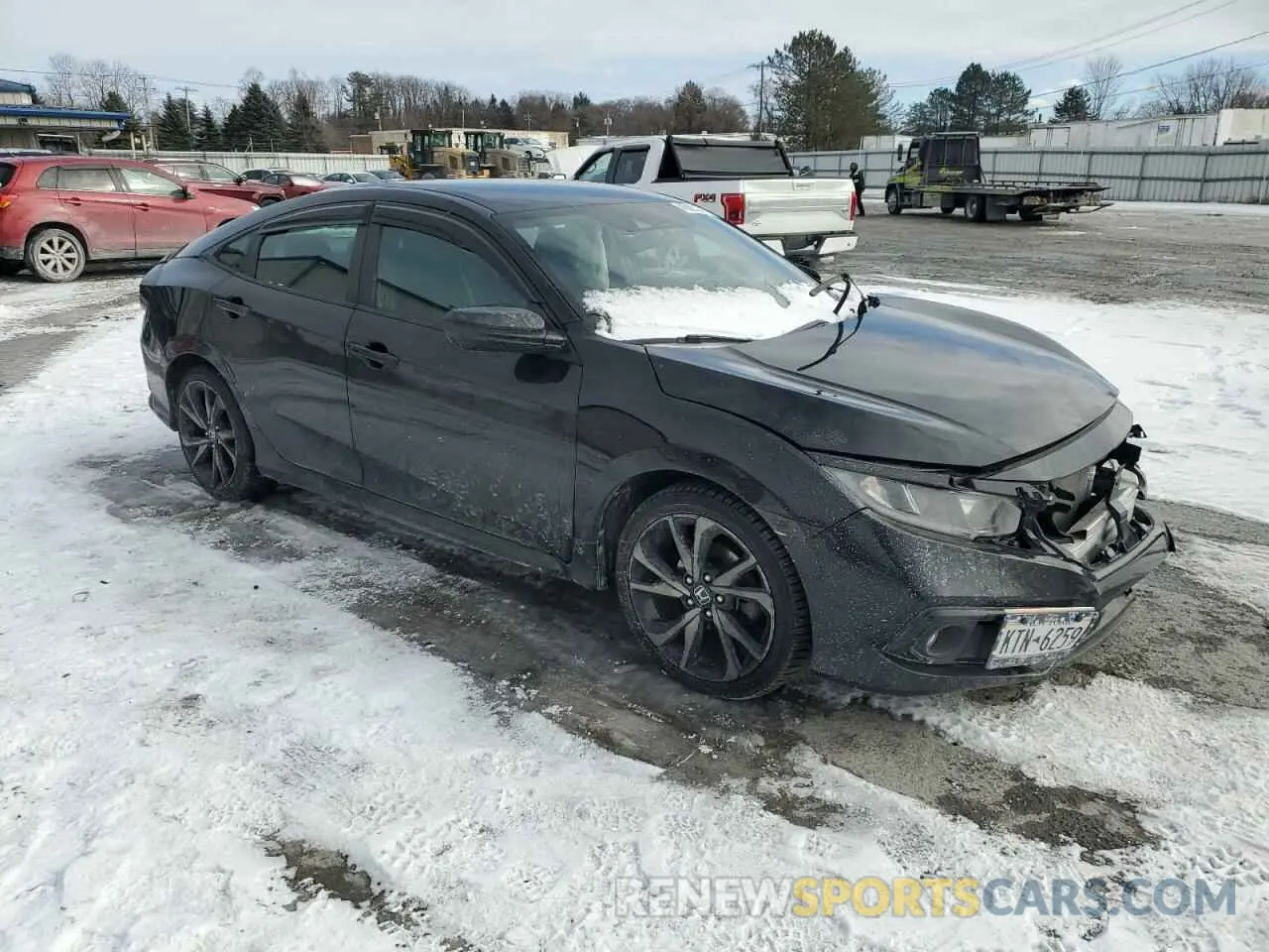 4 Photograph of a damaged car 2HGFC2F88LH530566 HONDA CIVIC 2020