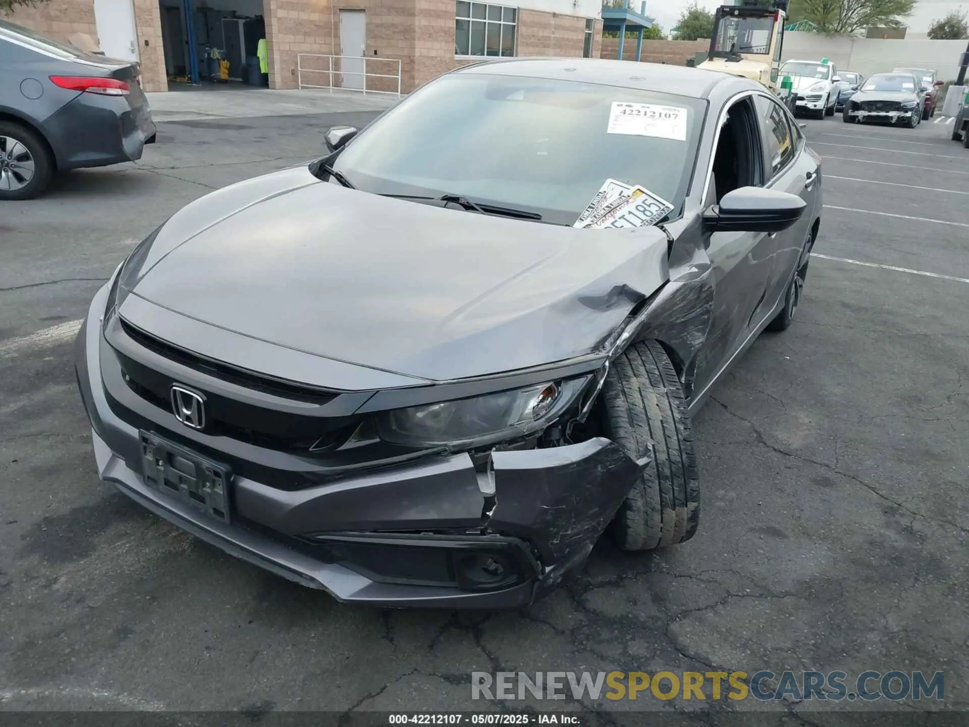 2 Photograph of a damaged car 2HGFC2F88LH540689 HONDA CIVIC 2020