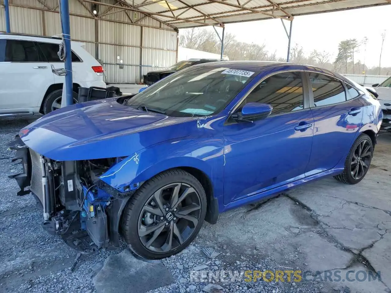 1 Photograph of a damaged car 2HGFC2F88LH548839 HONDA CIVIC 2020