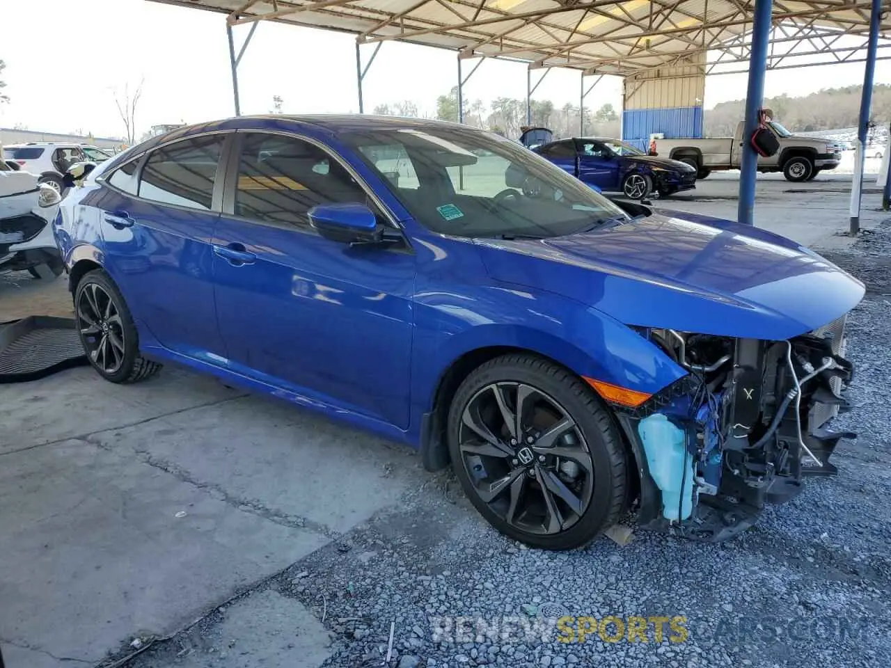 4 Photograph of a damaged car 2HGFC2F88LH548839 HONDA CIVIC 2020
