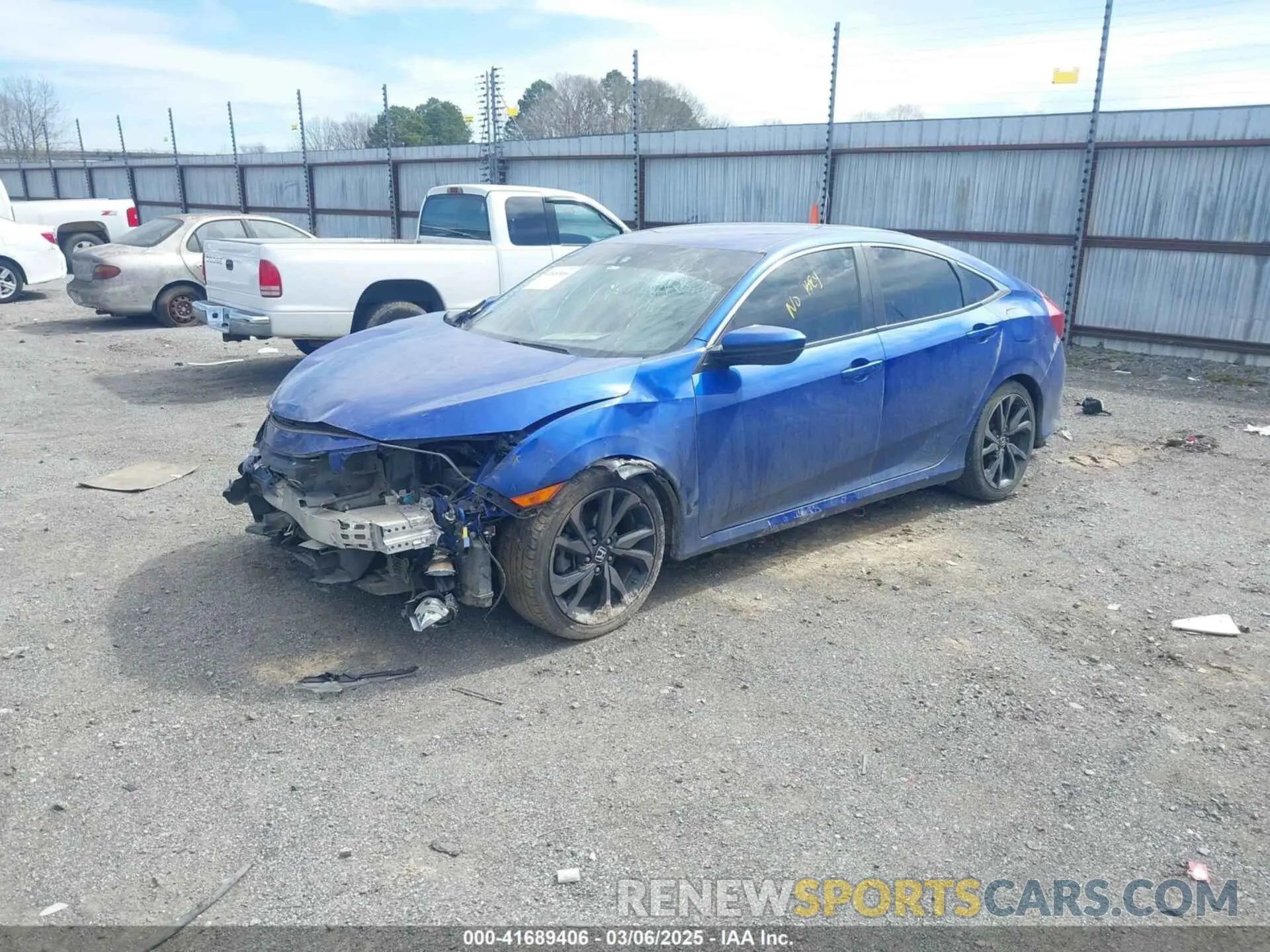 2 Фотография поврежденного автомобиля 2HGFC2F88LH582070 HONDA CIVIC 2020
