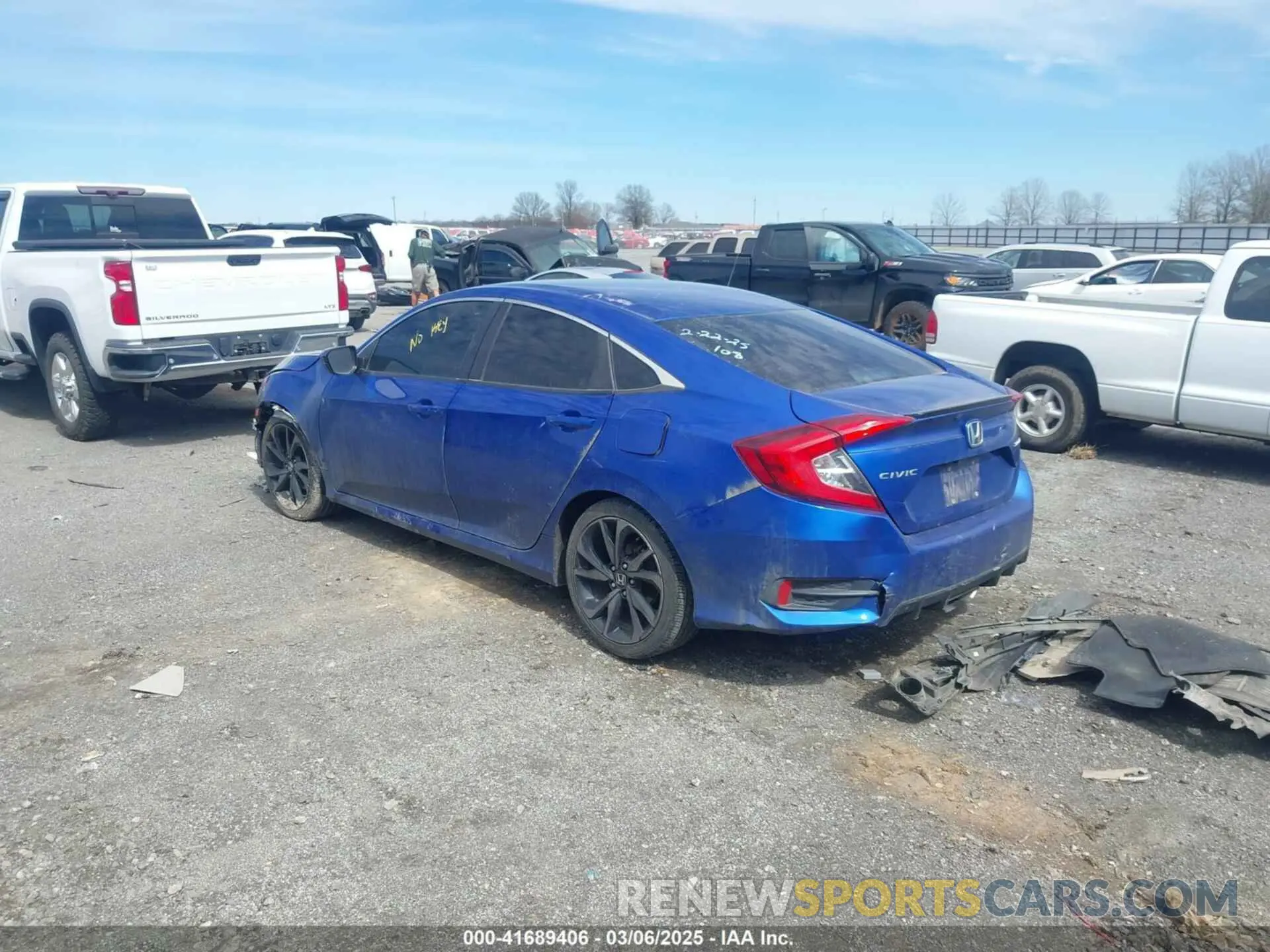 3 Фотография поврежденного автомобиля 2HGFC2F88LH582070 HONDA CIVIC 2020