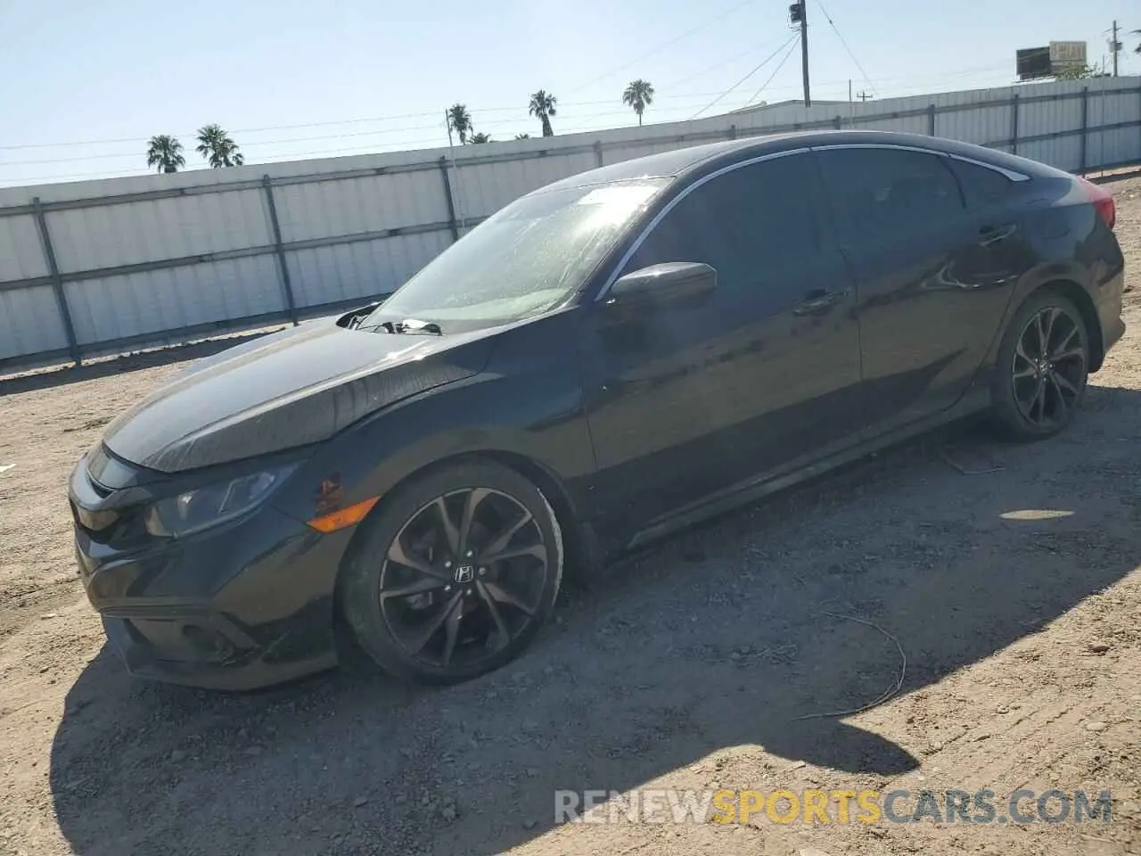 1 Photograph of a damaged car 2HGFC2F88LH602379 HONDA CIVIC 2020