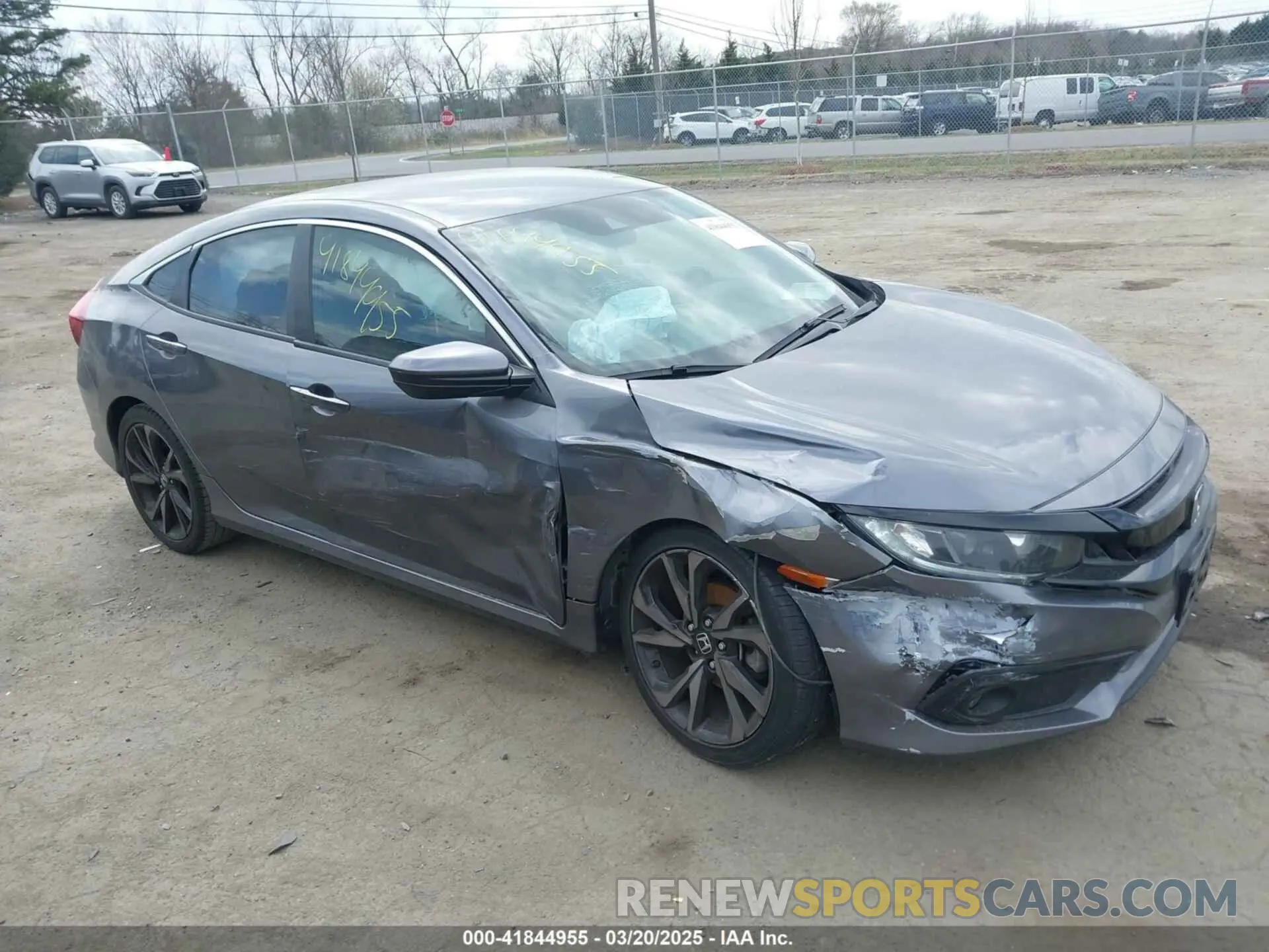 1 Photograph of a damaged car 2HGFC2F89LH503084 HONDA CIVIC 2020