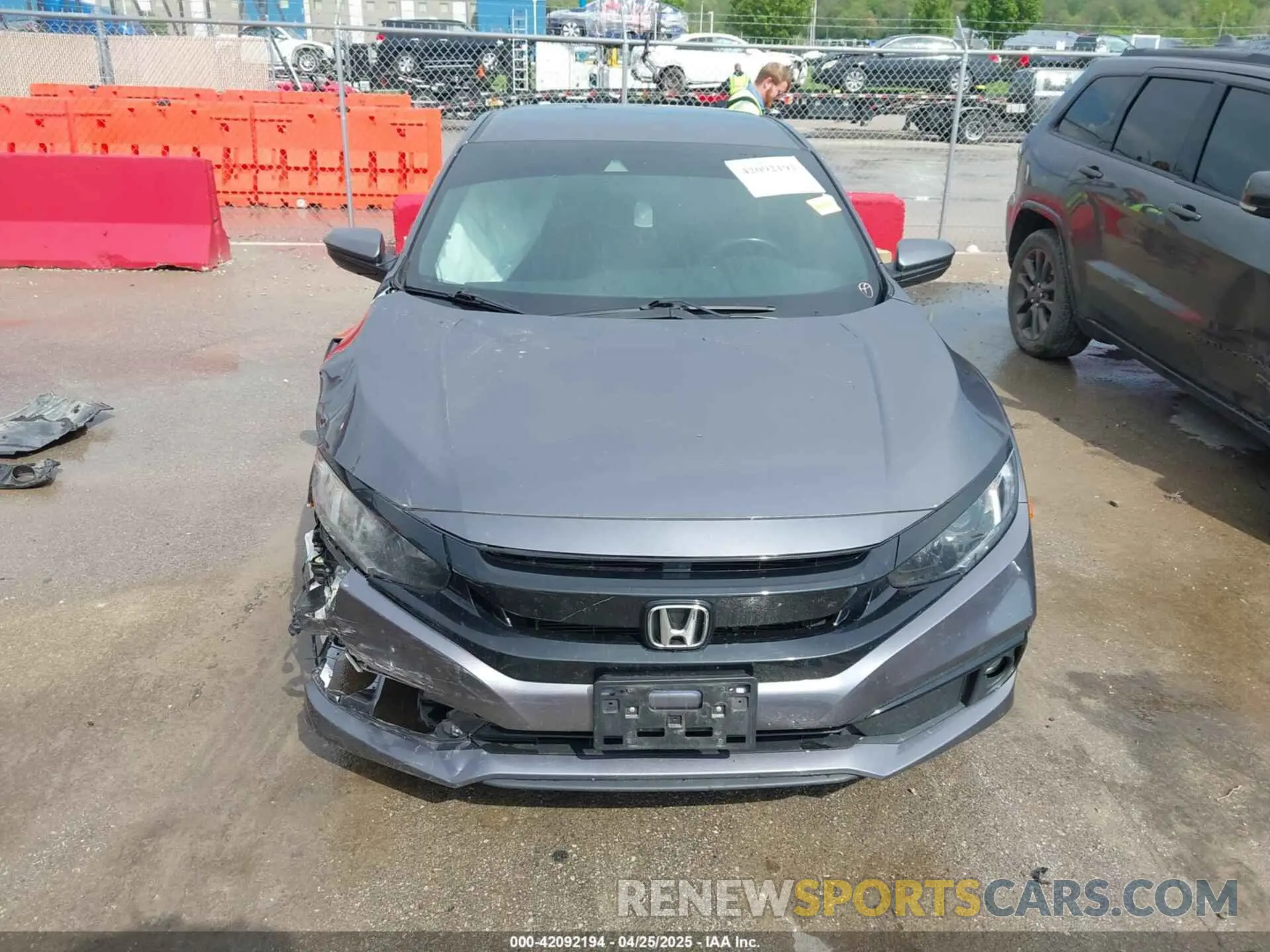 12 Photograph of a damaged car 2HGFC2F89LH531726 HONDA CIVIC 2020