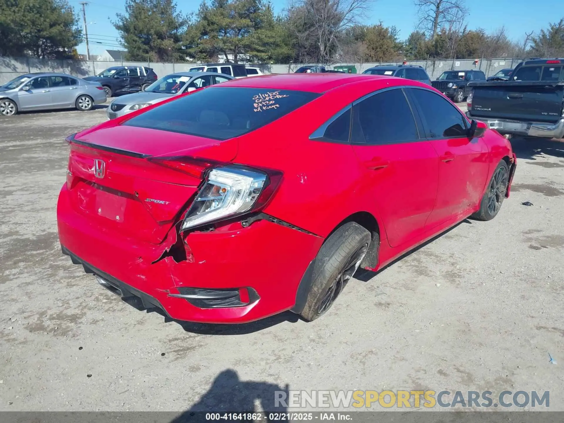 2 Фотография поврежденного автомобиля 2HGFC2F89LH550311 HONDA CIVIC 2020