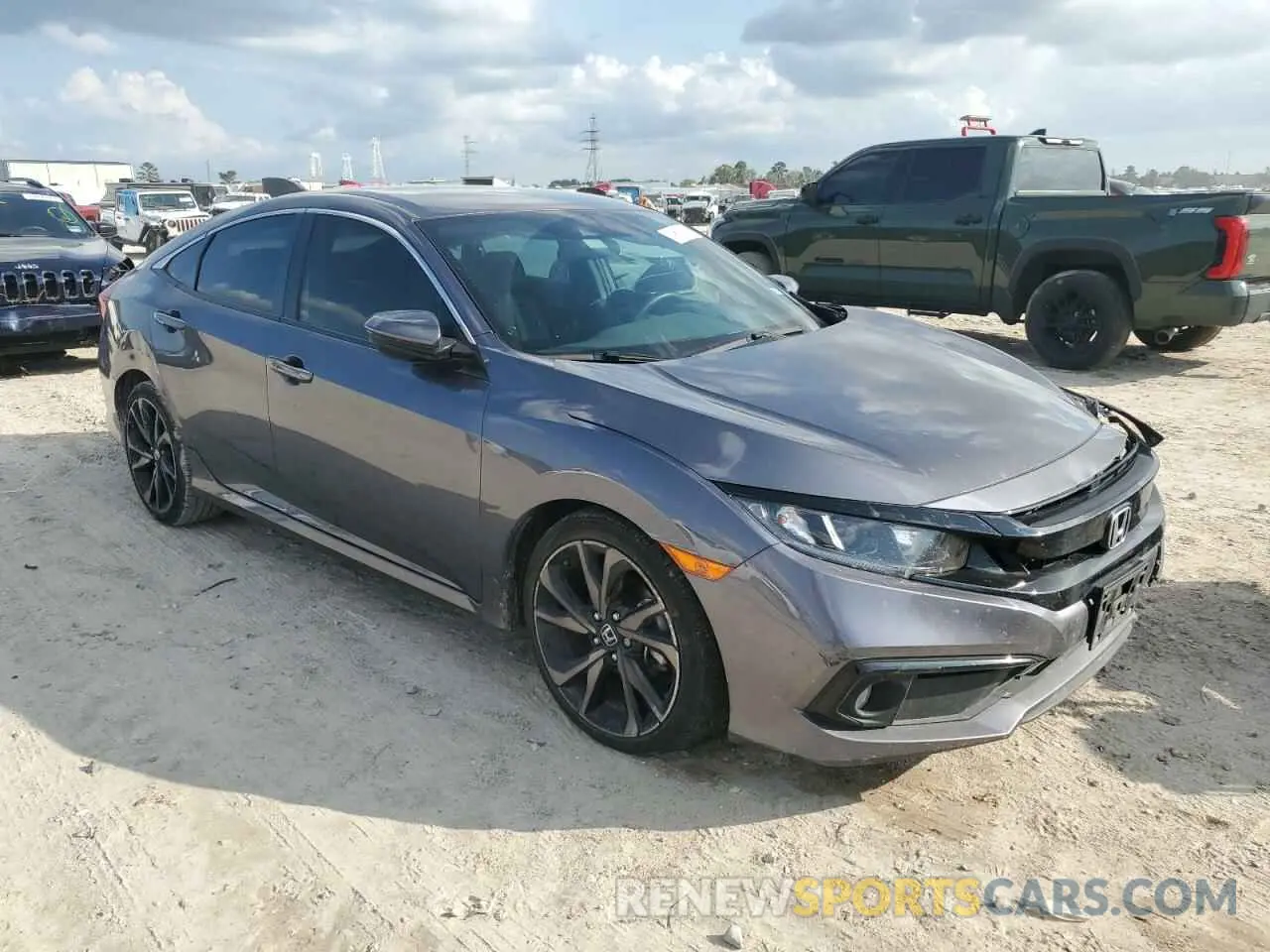 4 Photograph of a damaged car 2HGFC2F89LH586130 HONDA CIVIC 2020