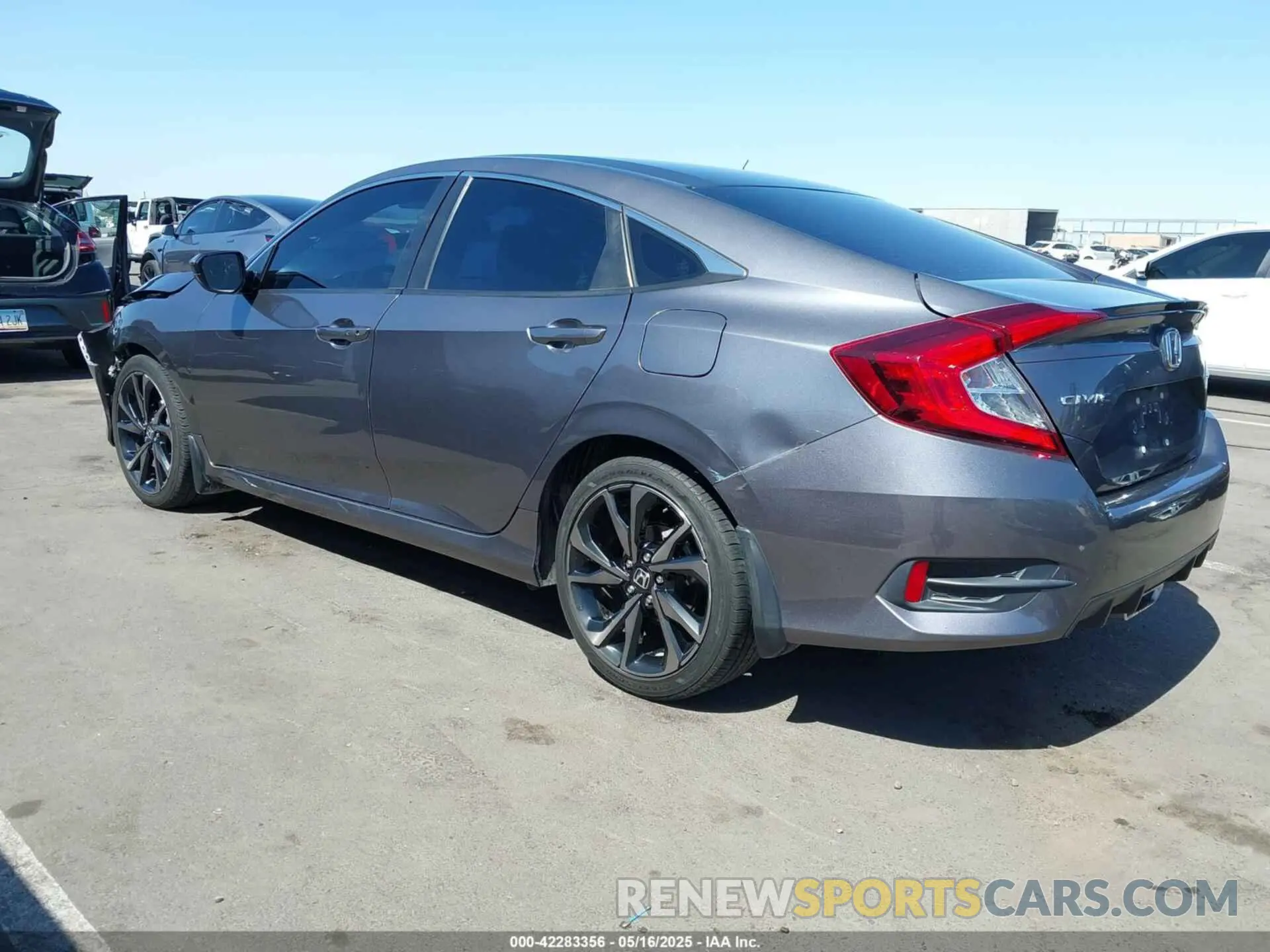 3 Photograph of a damaged car 2HGFC2F89LH590405 HONDA CIVIC 2020