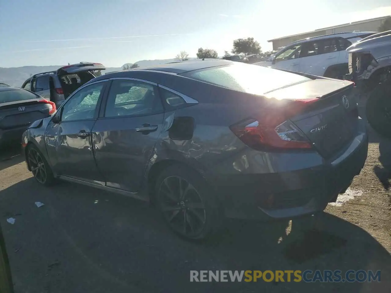 2 Photograph of a damaged car 2HGFC2F89LH597533 HONDA CIVIC 2020