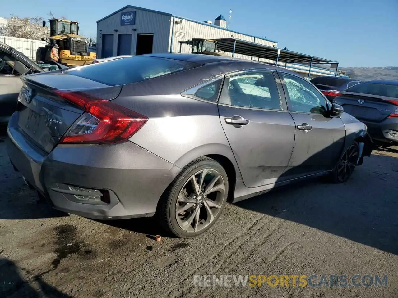 3 Photograph of a damaged car 2HGFC2F89LH597533 HONDA CIVIC 2020