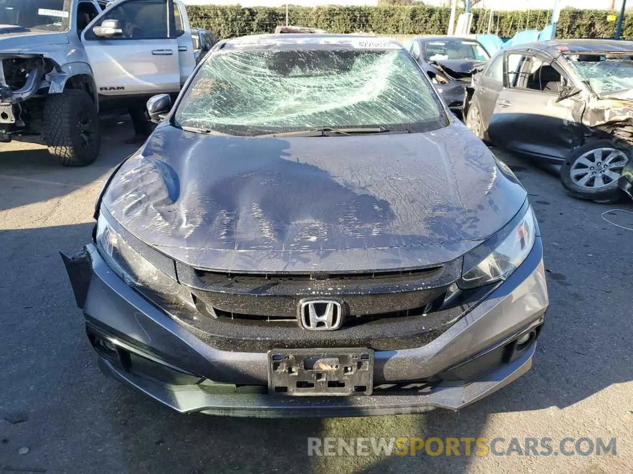 5 Photograph of a damaged car 2HGFC2F89LH597533 HONDA CIVIC 2020
